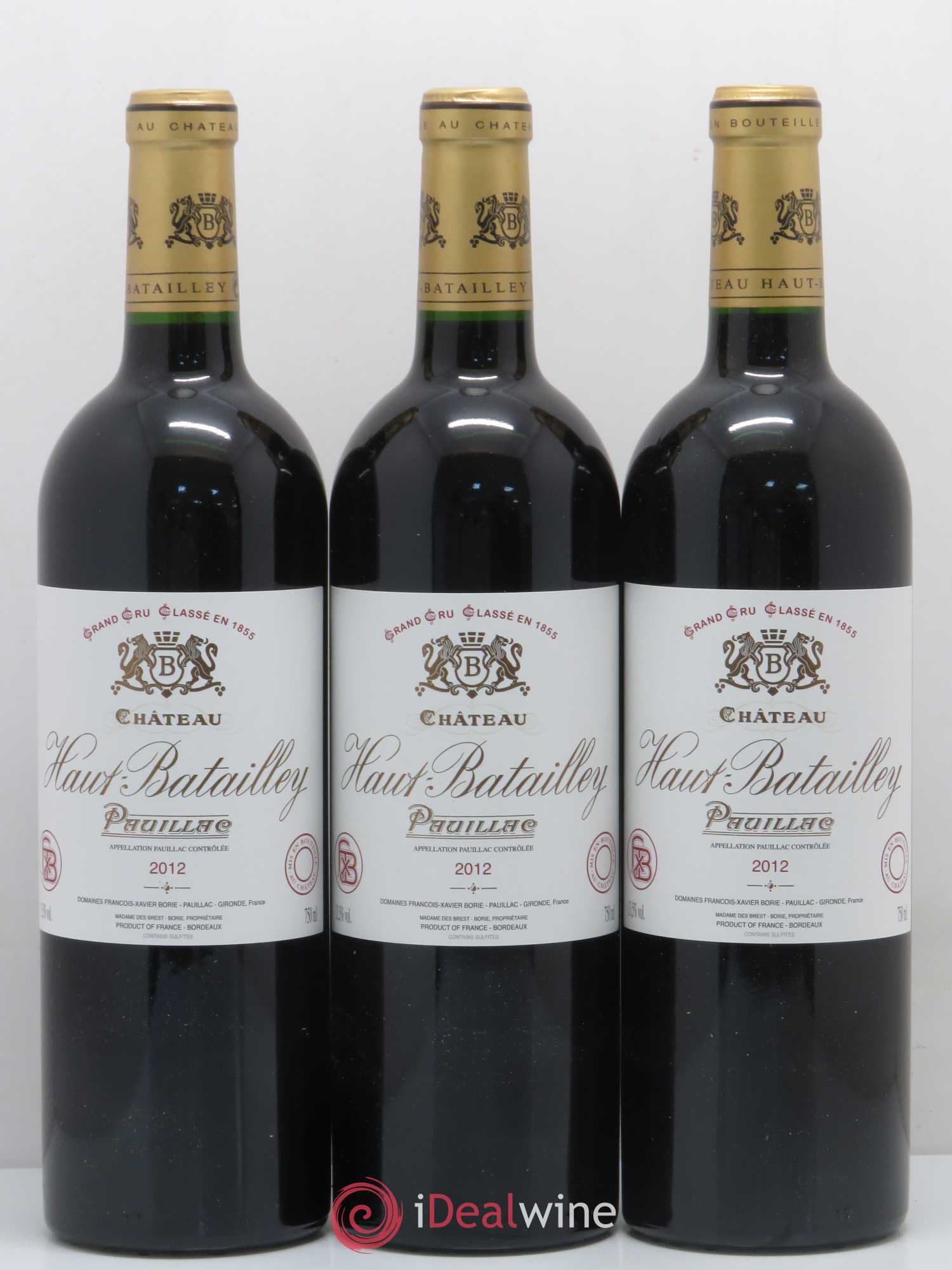 Château Haut Batailley 5ème Grand Cru Classé 2012 - Lot de 12 bouteilles - 3