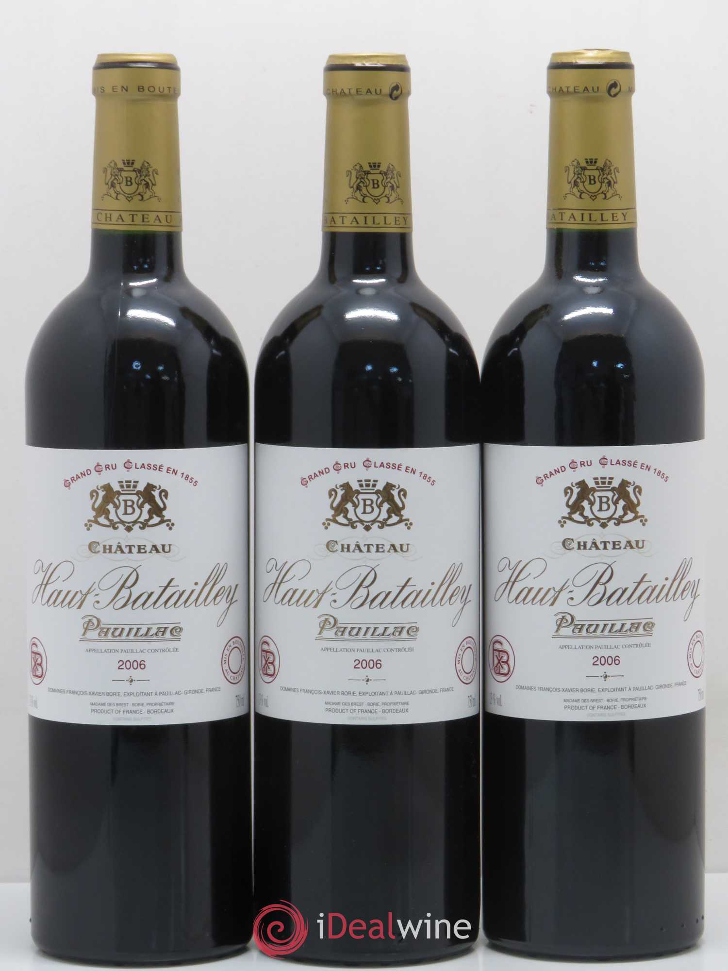 Château Haut Batailley 5ème Grand Cru Classé 2006 - Lot de 12 bouteilles - 3