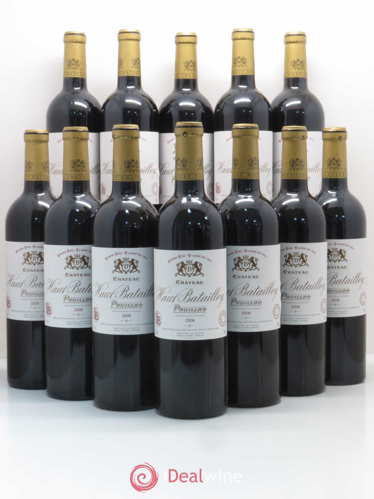 Château Haut Batailley 5ème Grand Cru Classé 2006 - Lot de 12 bouteilles - 0