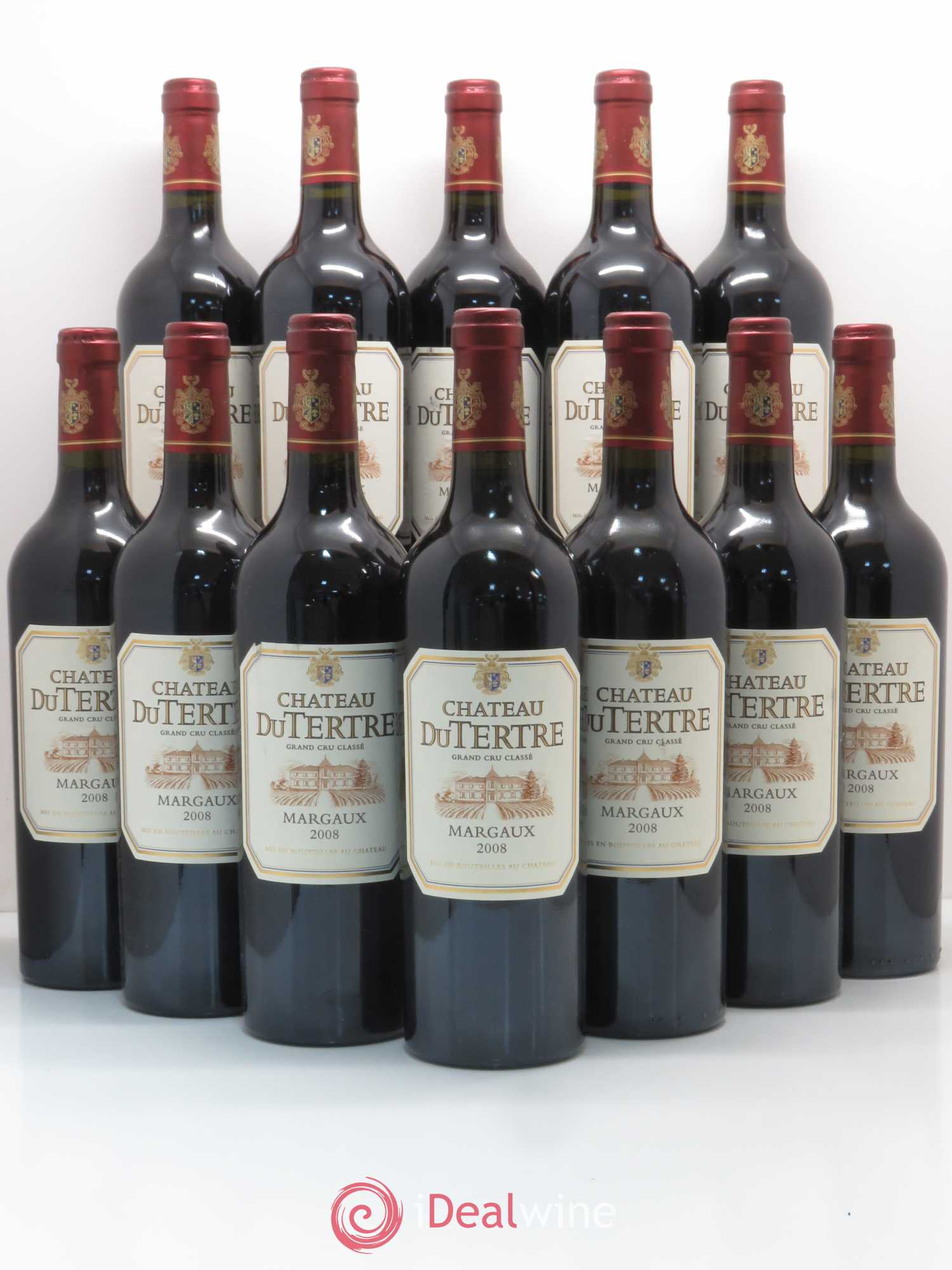 Château du Tertre 5ème Grand Cru Classé 2008 - Lot de 12 bouteilles - 0