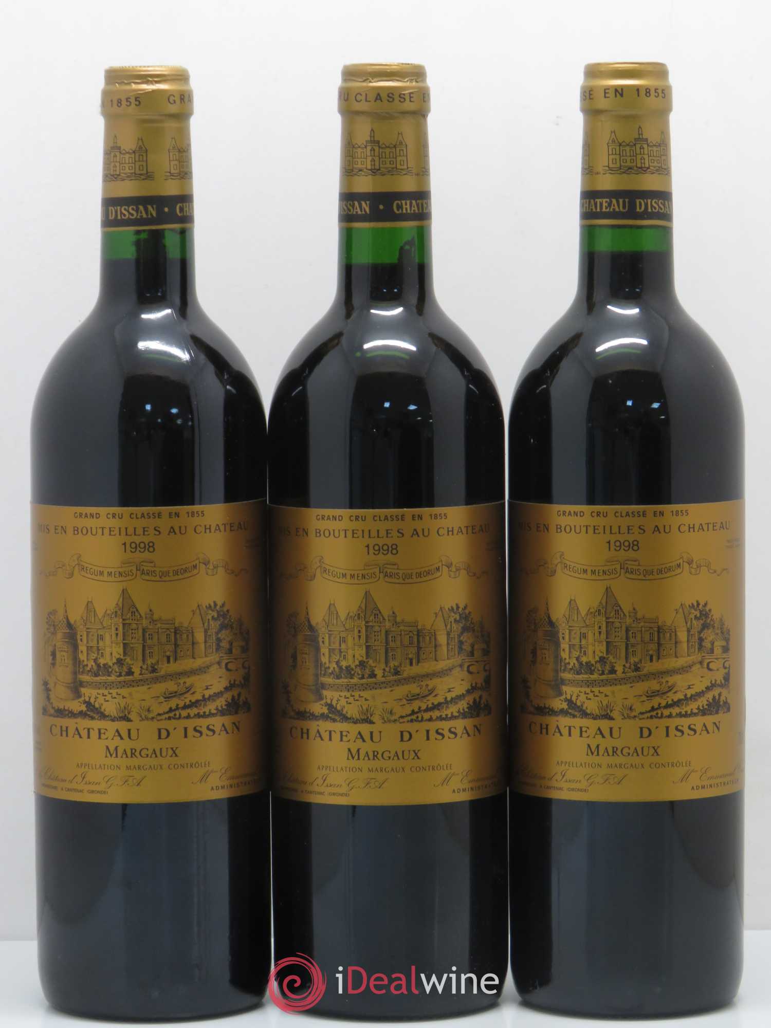 Château d'Issan 3ème Grand Cru Classé 1998 - Lot de 12 bouteilles - 2