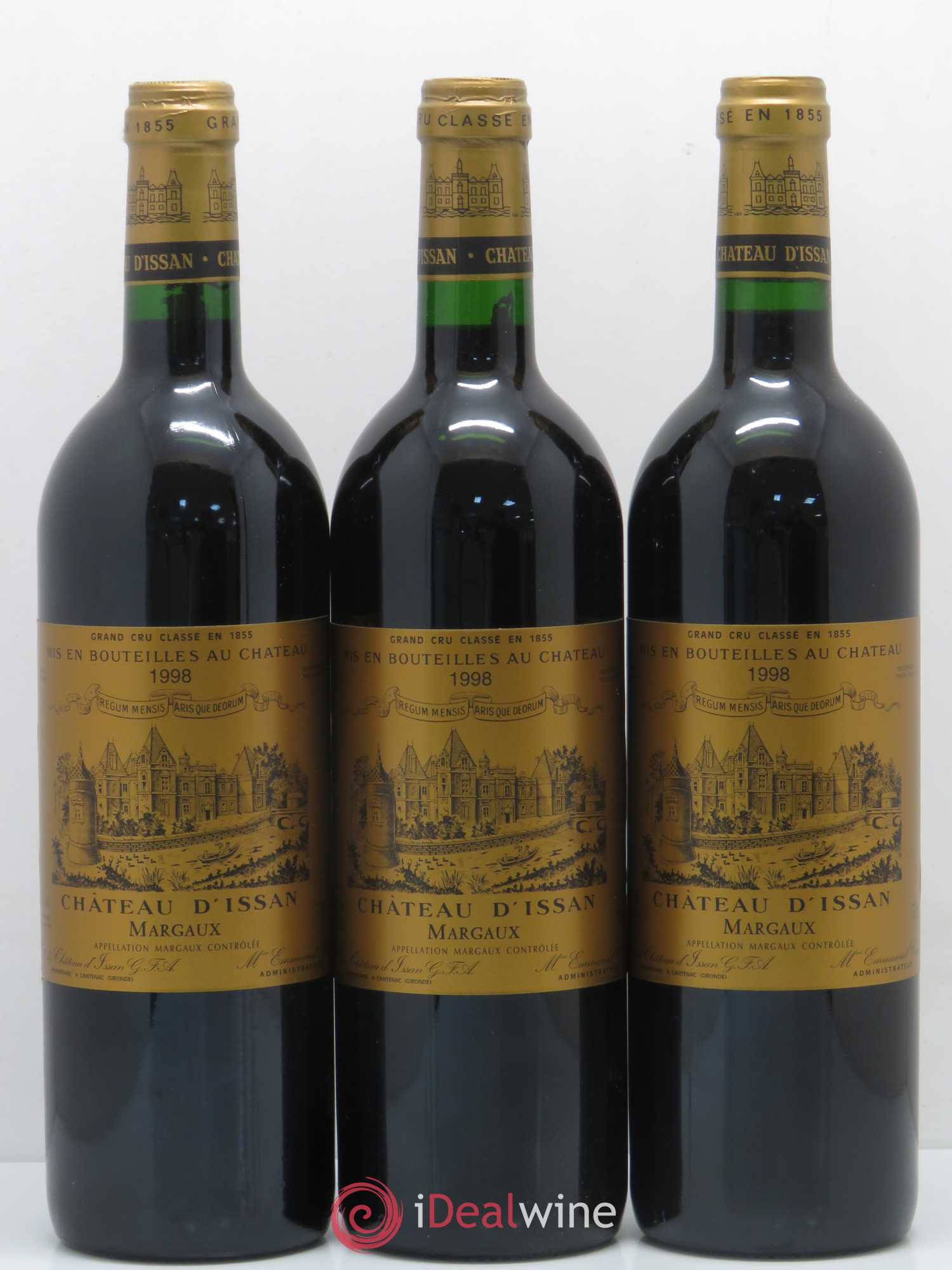 Château d'Issan 3ème Grand Cru Classé 1998 - Lot de 12 bouteilles - 3