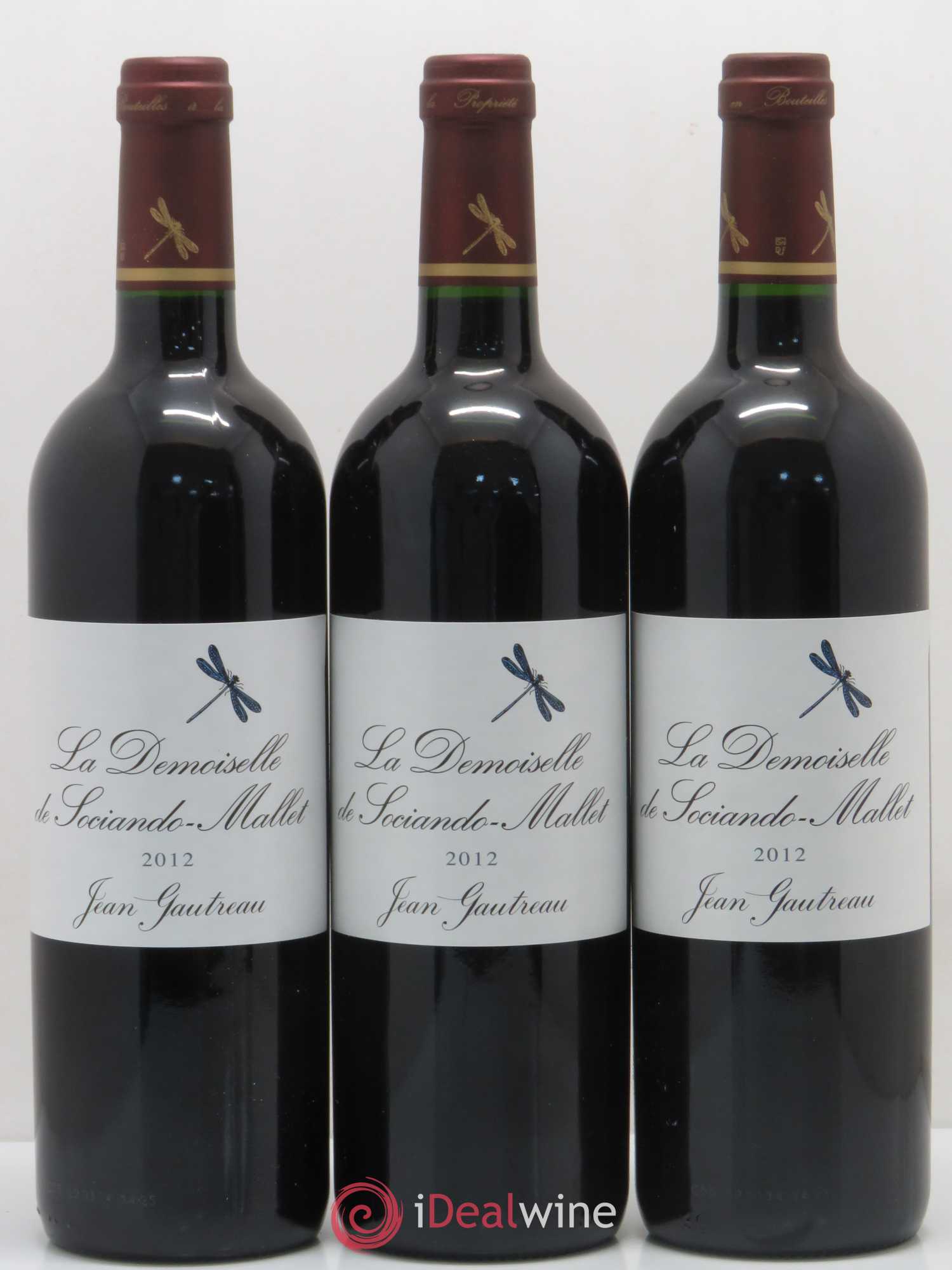 Demoiselle de Sociando Mallet Second Vin 2012 - Lot de 12 bouteilles - 1
