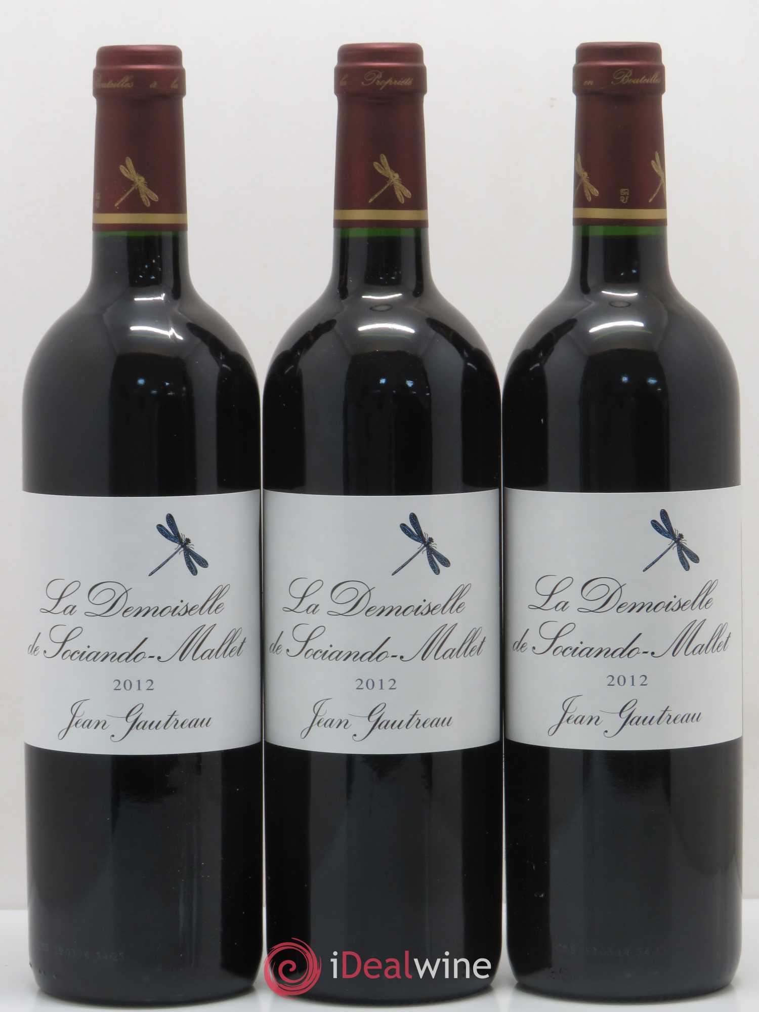 Demoiselle de Sociando Mallet Second Vin 2012 - Lot de 12 bouteilles - 4