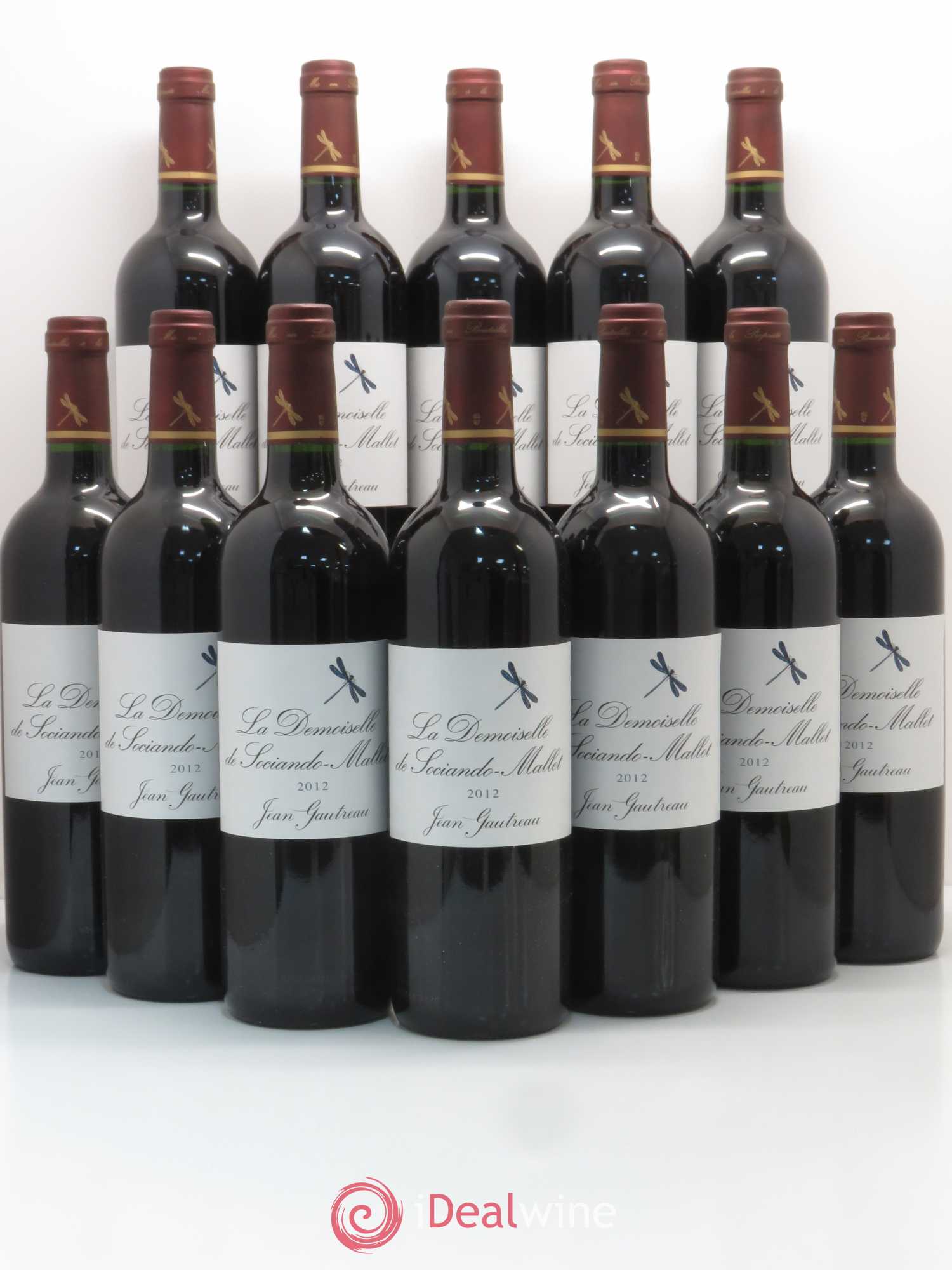 Demoiselle de Sociando Mallet Second Vin 2012 - Lot de 12 bouteilles - 0