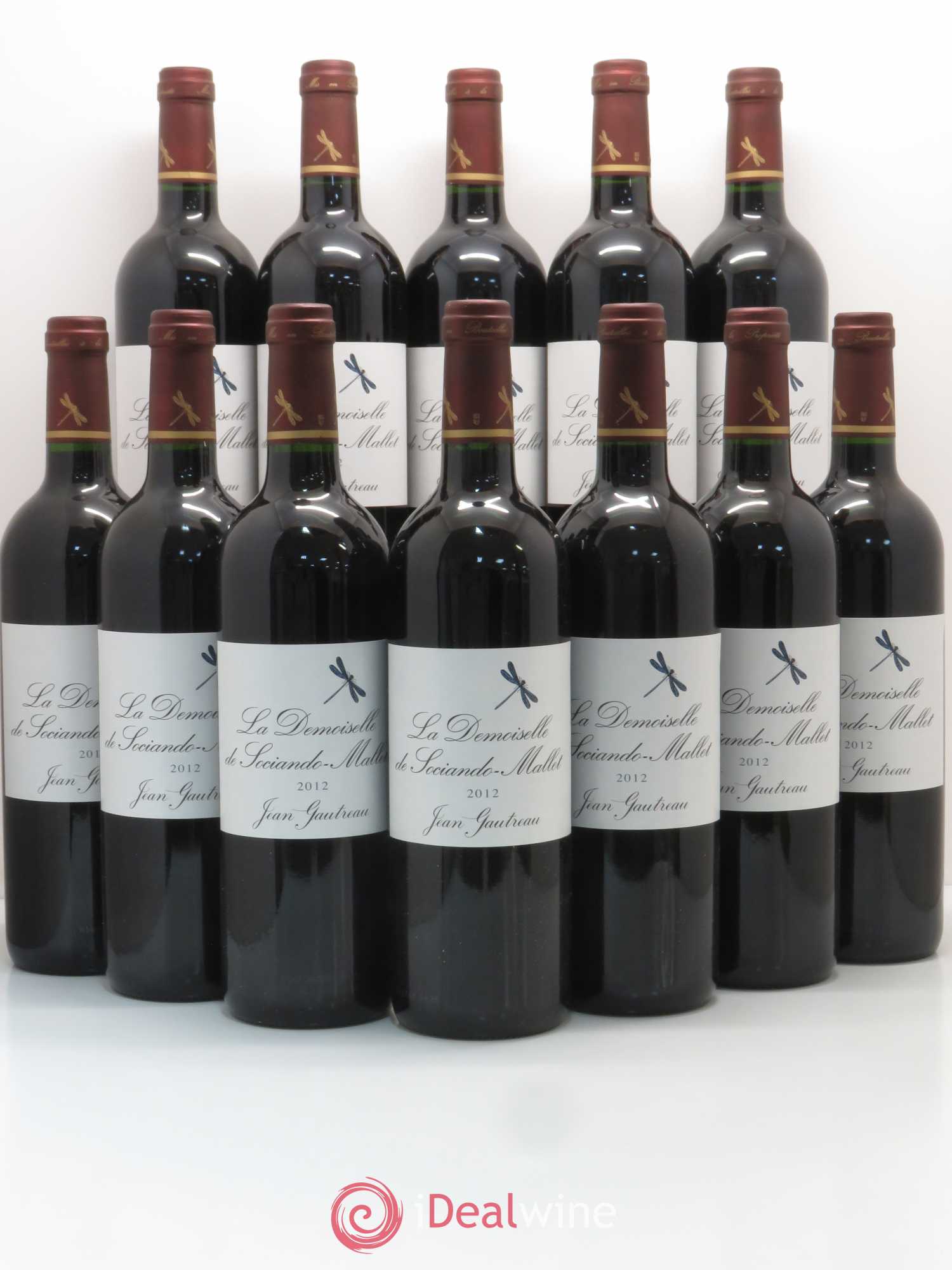 Demoiselle de Sociando Mallet Second Vin 2012 - Lot de 12 bouteilles - 0