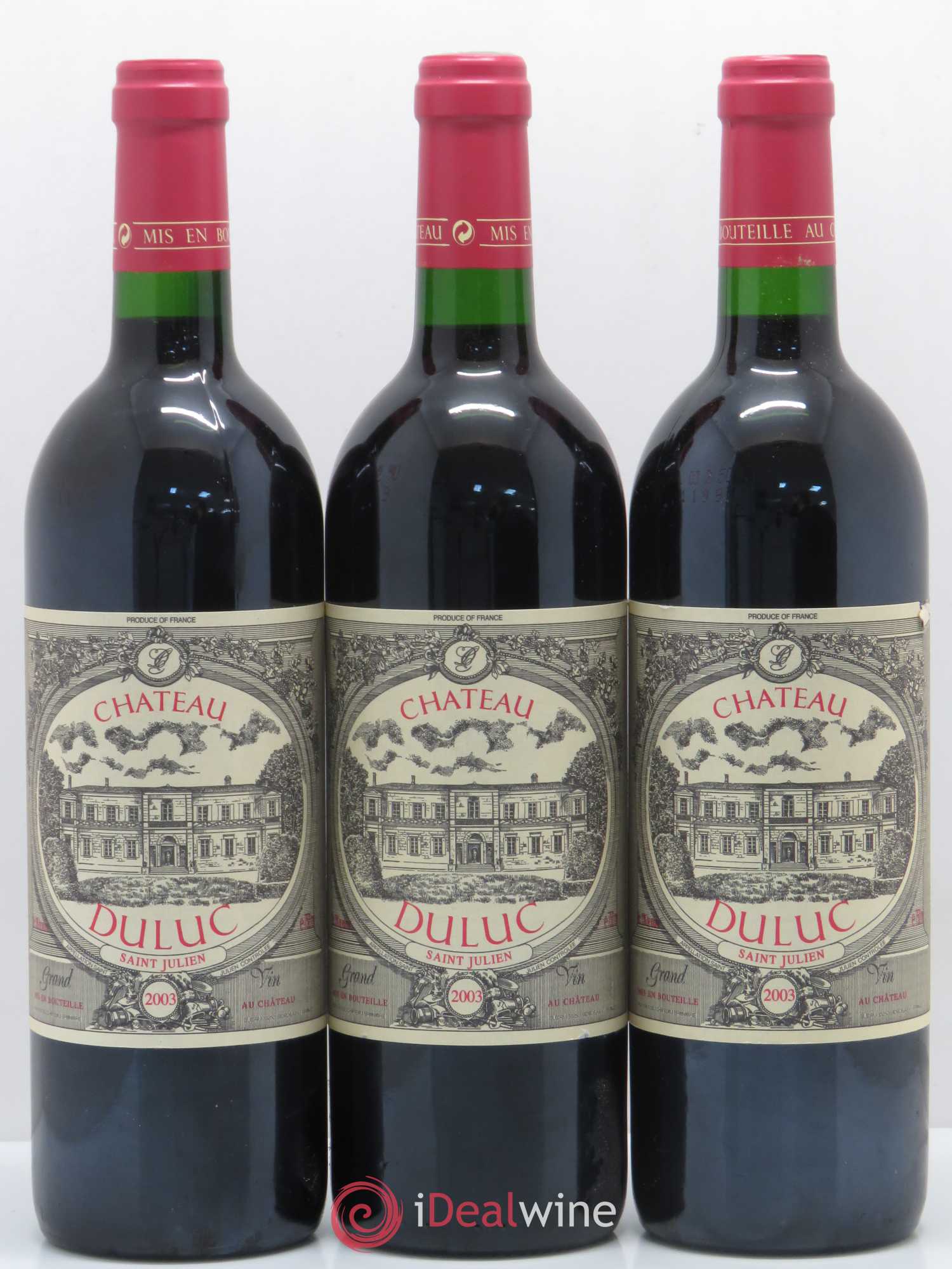 Duluc de Branaire Second Vin 2003 - Lot de 12 bouteilles - 1
