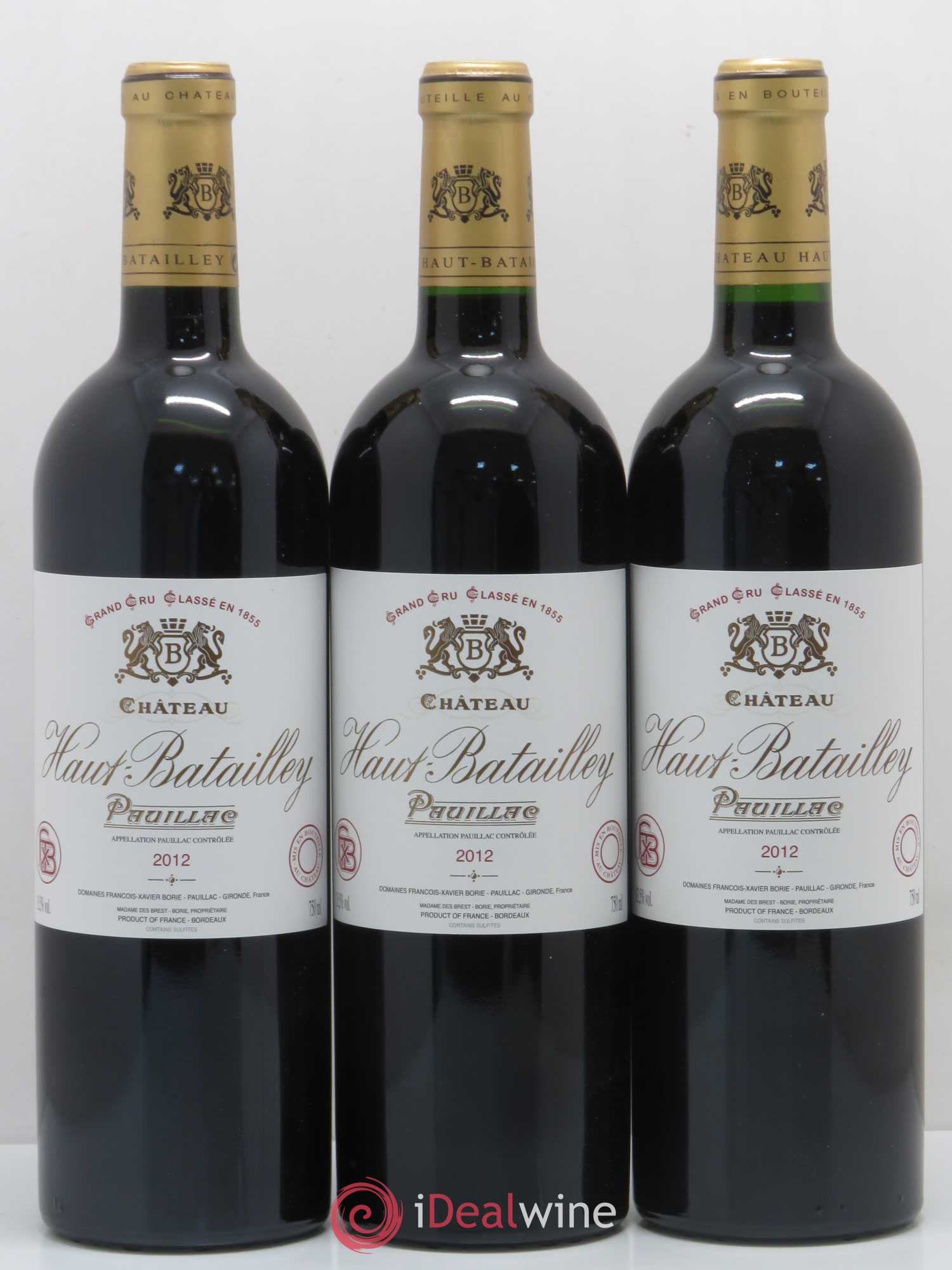 Château Haut Batailley 5ème Grand Cru Classé 2012 - Lot de 12 bouteilles - 3