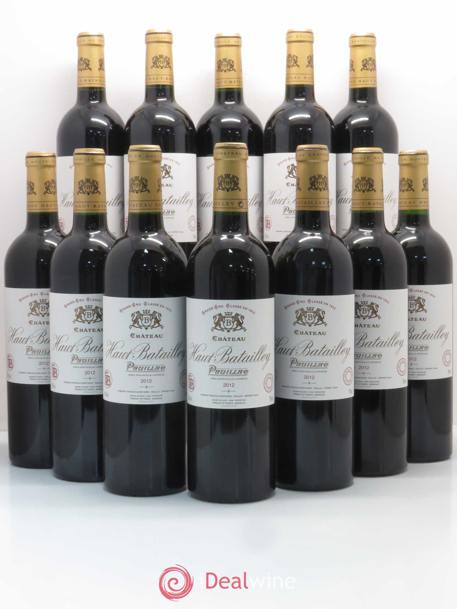 Château Haut Batailley 5ème Grand Cru Classé 2012 - Lot de 12 bouteilles - 0
