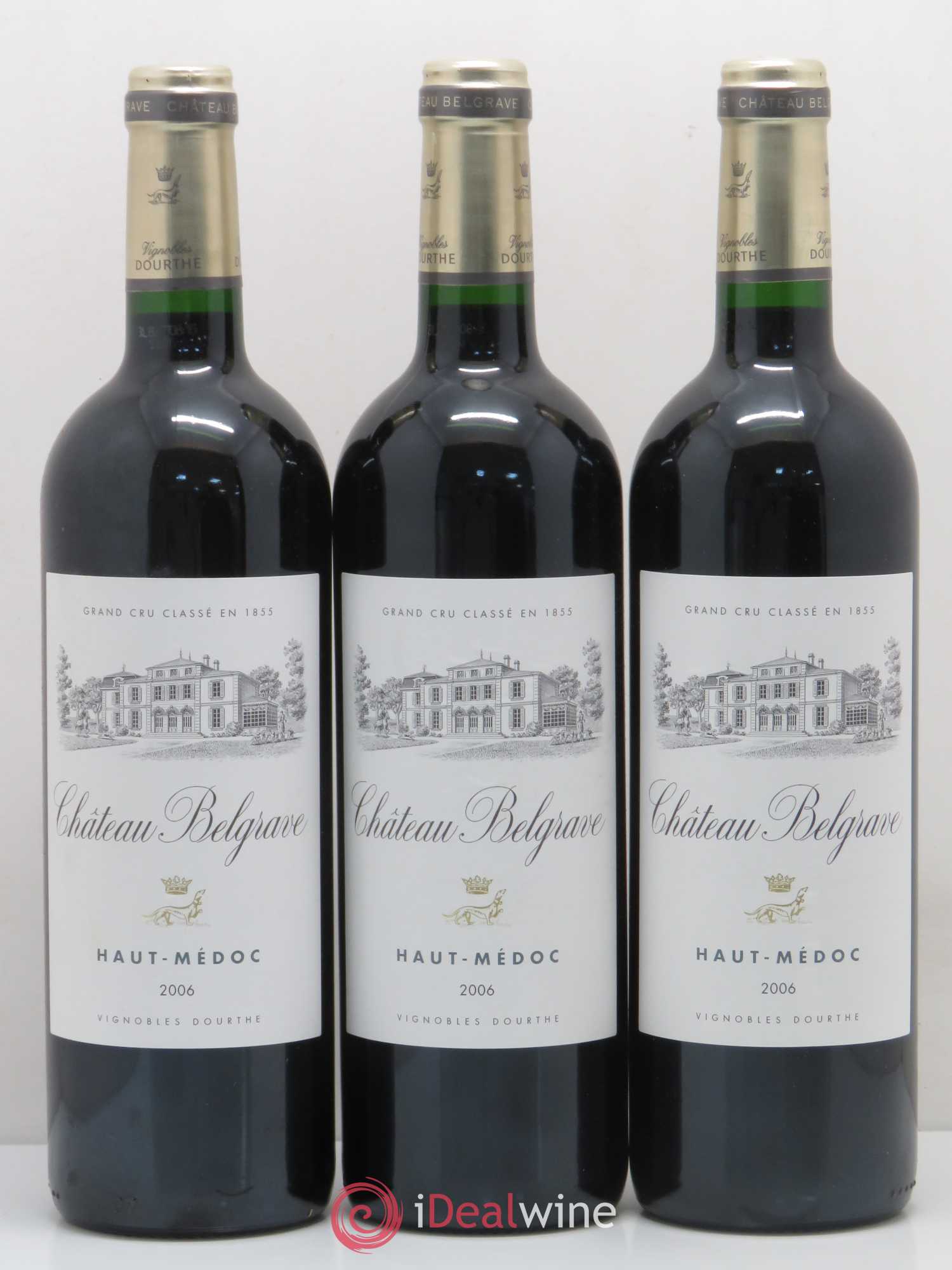 Château Belgrave 5ème Grand Cru Classé 2006 - Lot de 12 bouteilles - 1