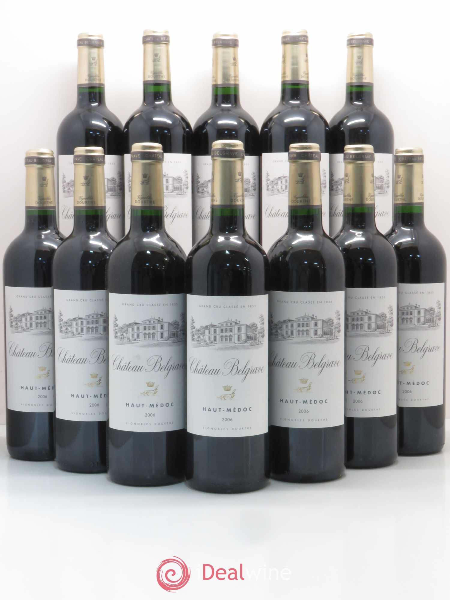 Château Belgrave 5ème Grand Cru Classé 2006 - Lot de 12 bouteilles - 0