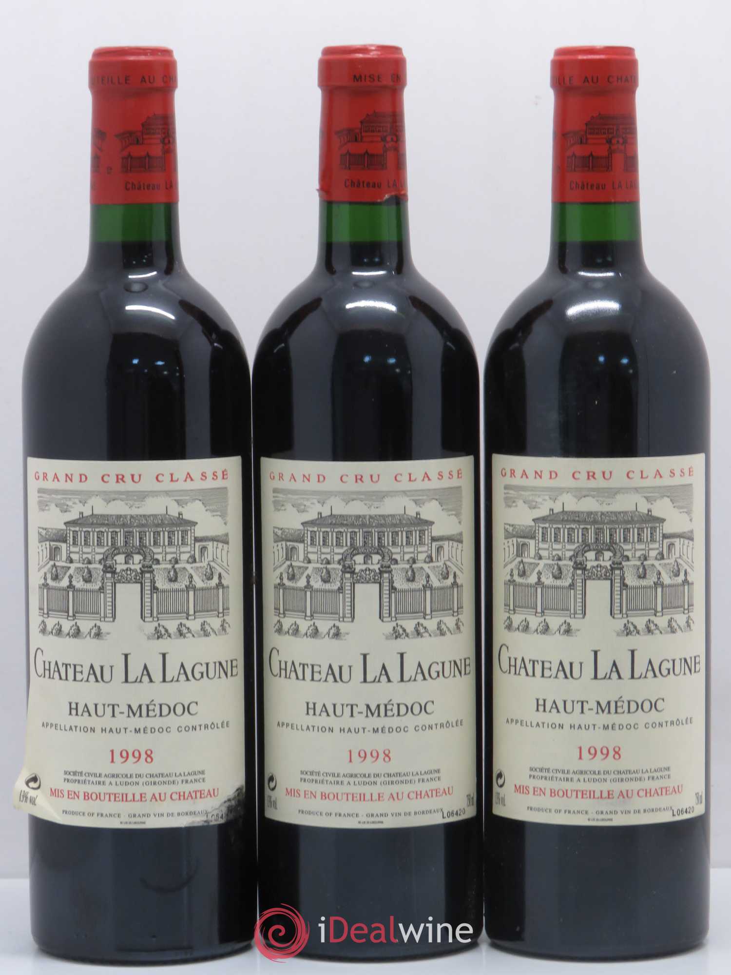 Château la Lagune 3ème Grand Cru Classé 1998 - Lot de 12 bouteilles - 3