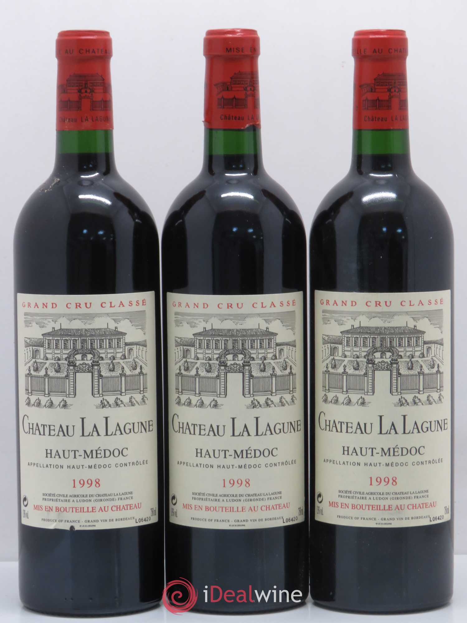 Château la Lagune 3ème Grand Cru Classé 1998 - Lot de 12 bouteilles - 4