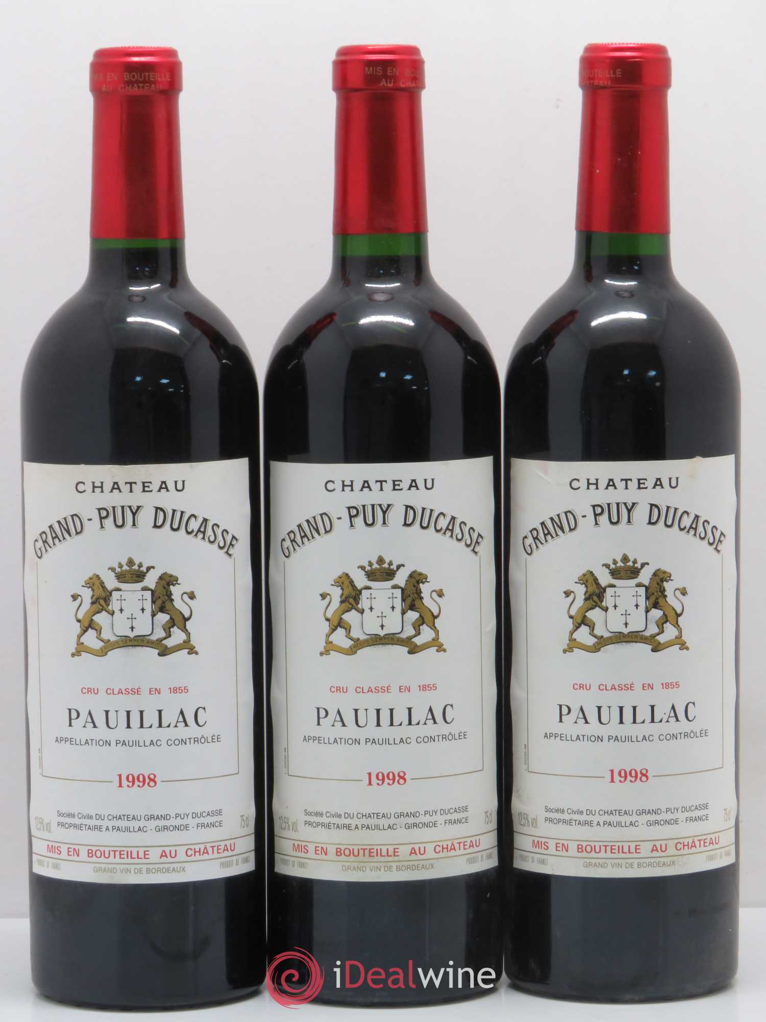 Château Grand Puy Ducasse 5ème Grand Cru Classé 1998 - Lot de 12 bouteilles - 3