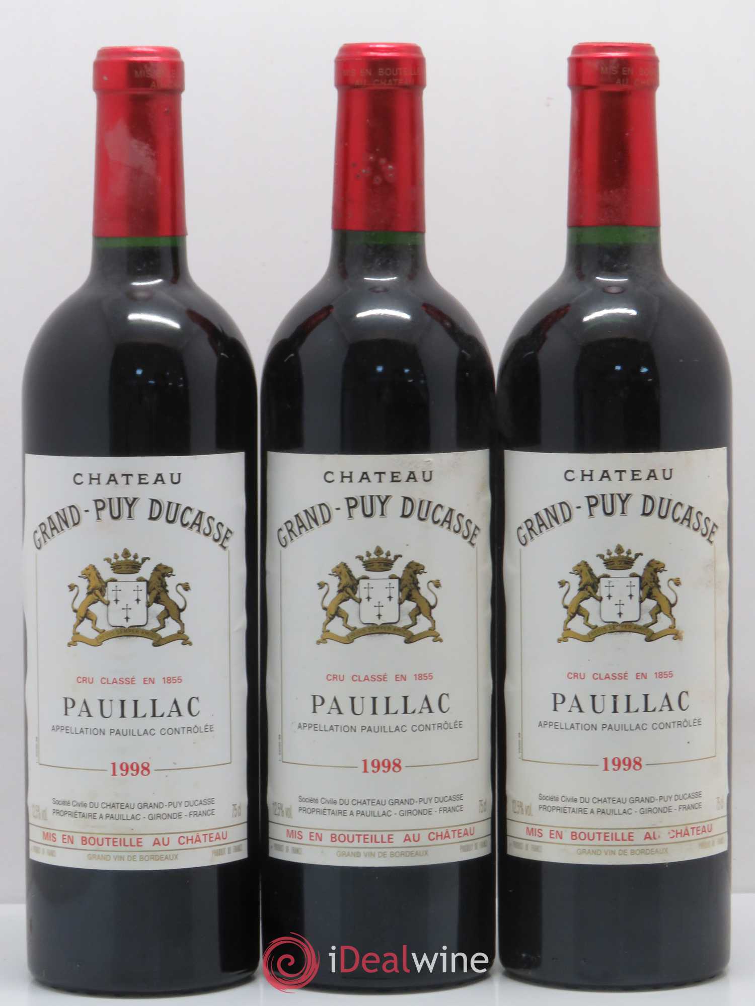 Château Grand Puy Ducasse 5ème Grand Cru Classé 1998 - Lot de 12 bouteilles - 4