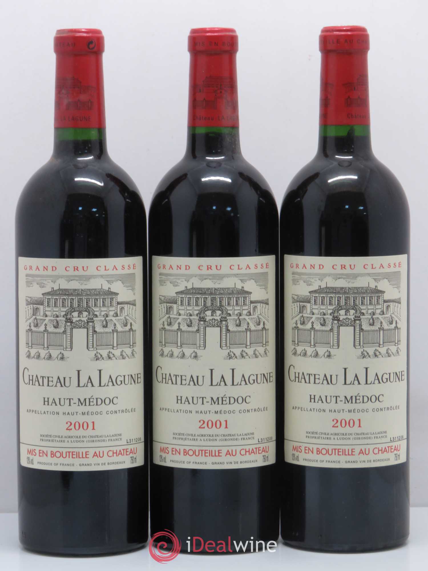 Château la Lagune 3ème Grand Cru Classé 2001 - Lot de 6 bouteilles - 1