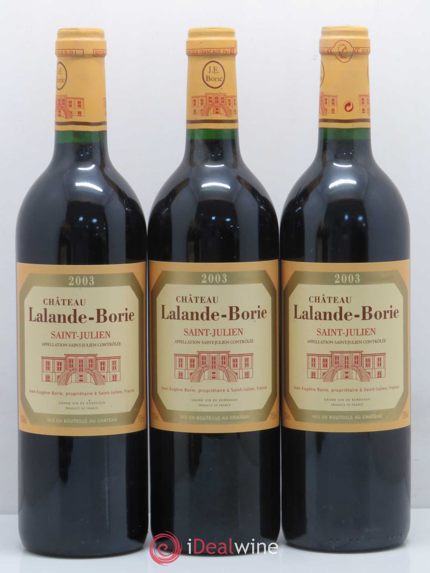 Château Lalande Borie 2003 - Lot de 6 bouteilles - 1