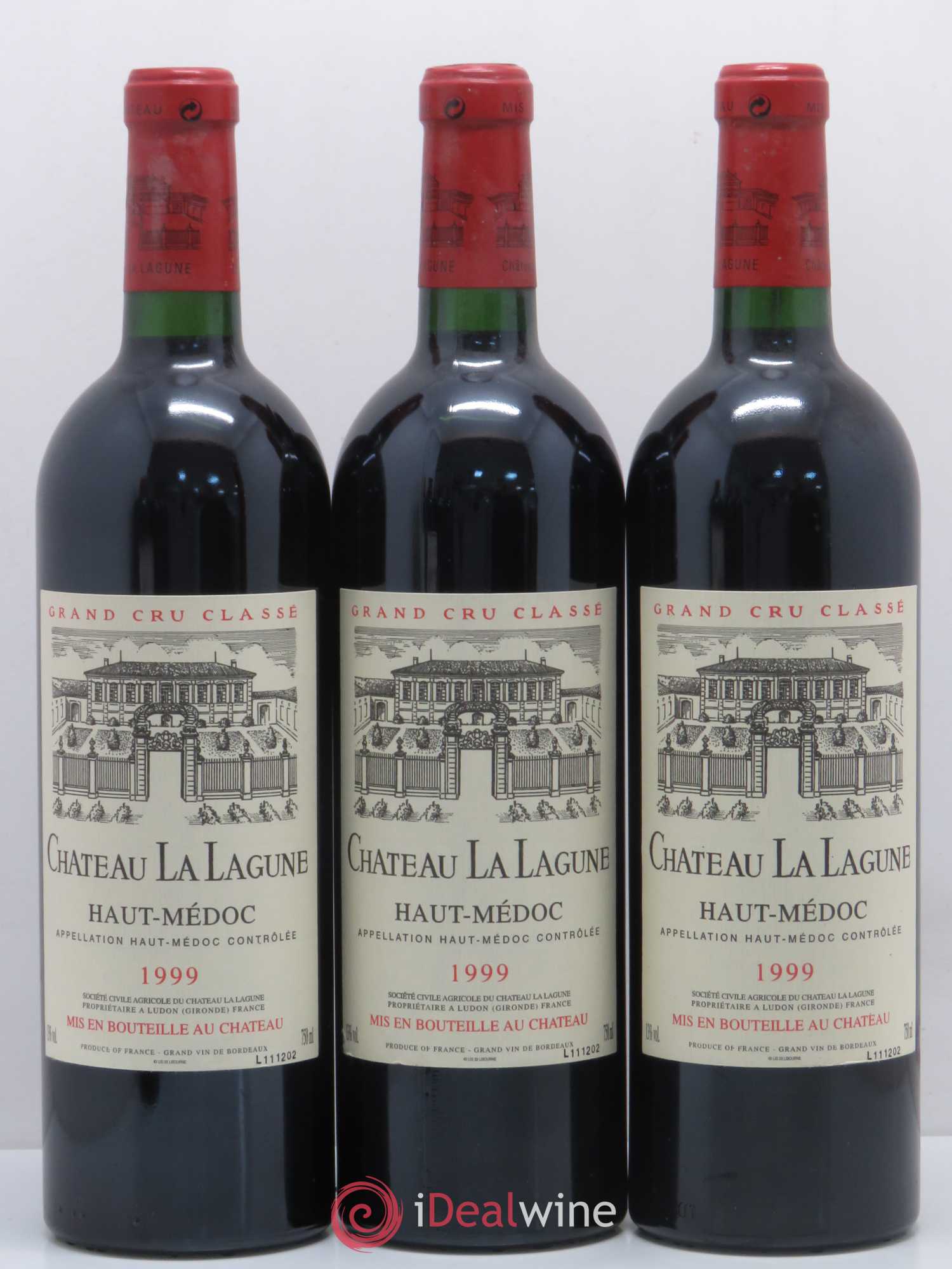 Château la Lagune 3ème Grand Cru Classé 1999 - Lot de 6 bouteilles - 1