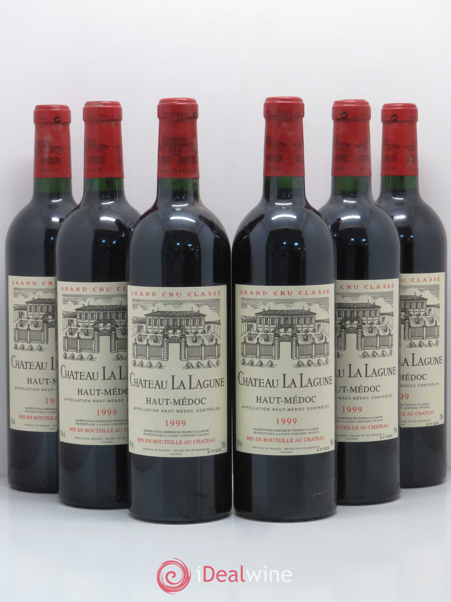 Château la Lagune 3ème Grand Cru Classé 1999 - Lot de 6 bouteilles - 0