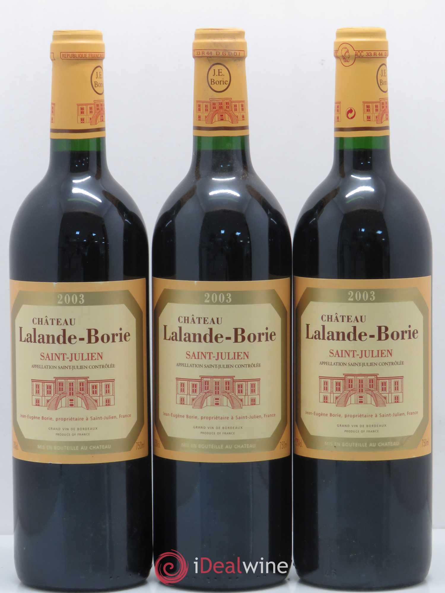 Château Lalande Borie 2003 - Lot de 12 bouteilles - 1