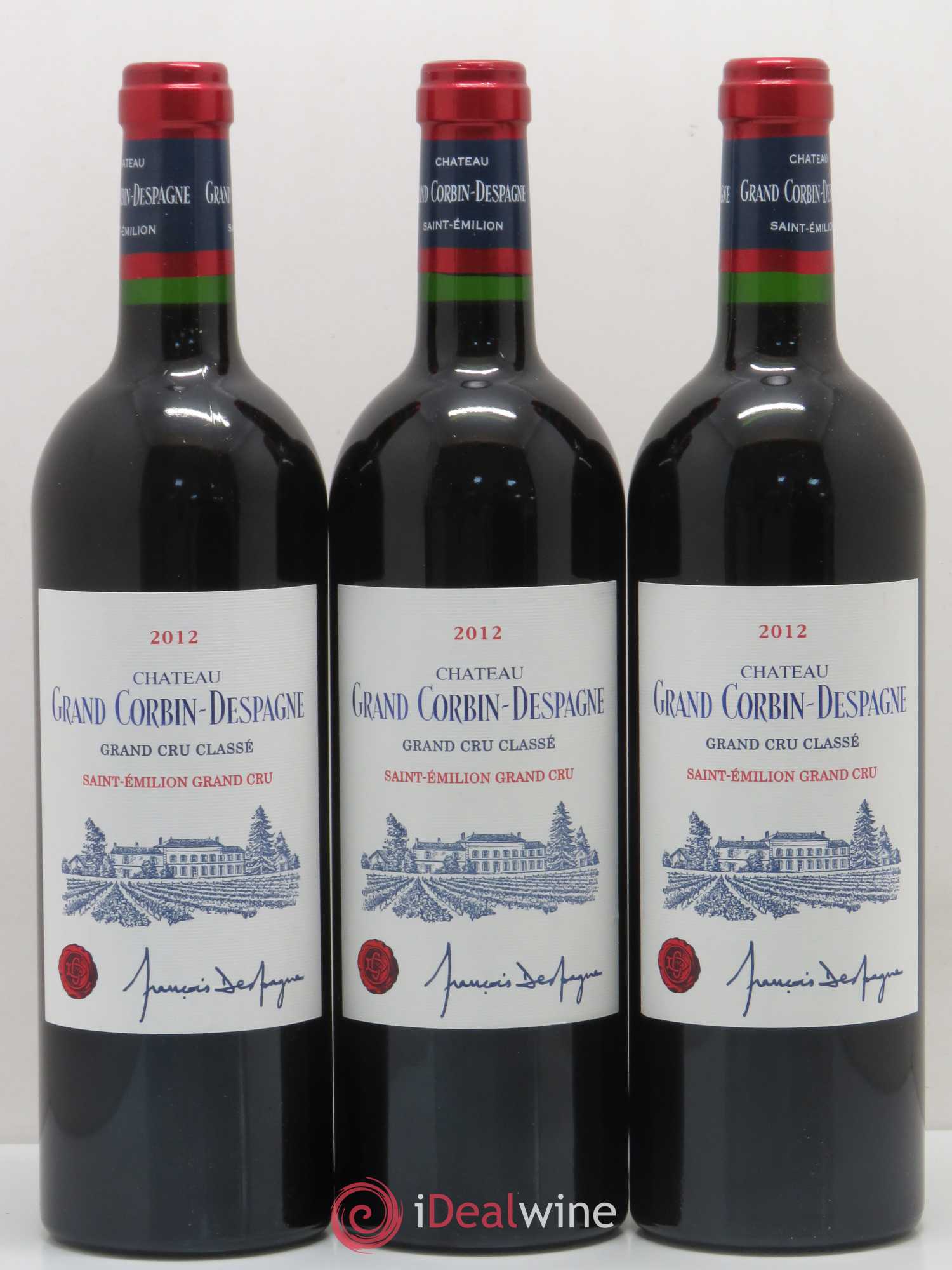 Château Grand Corbin Despagne Grand Cru Classé 2012 - Lot de 12 bouteilles - 3