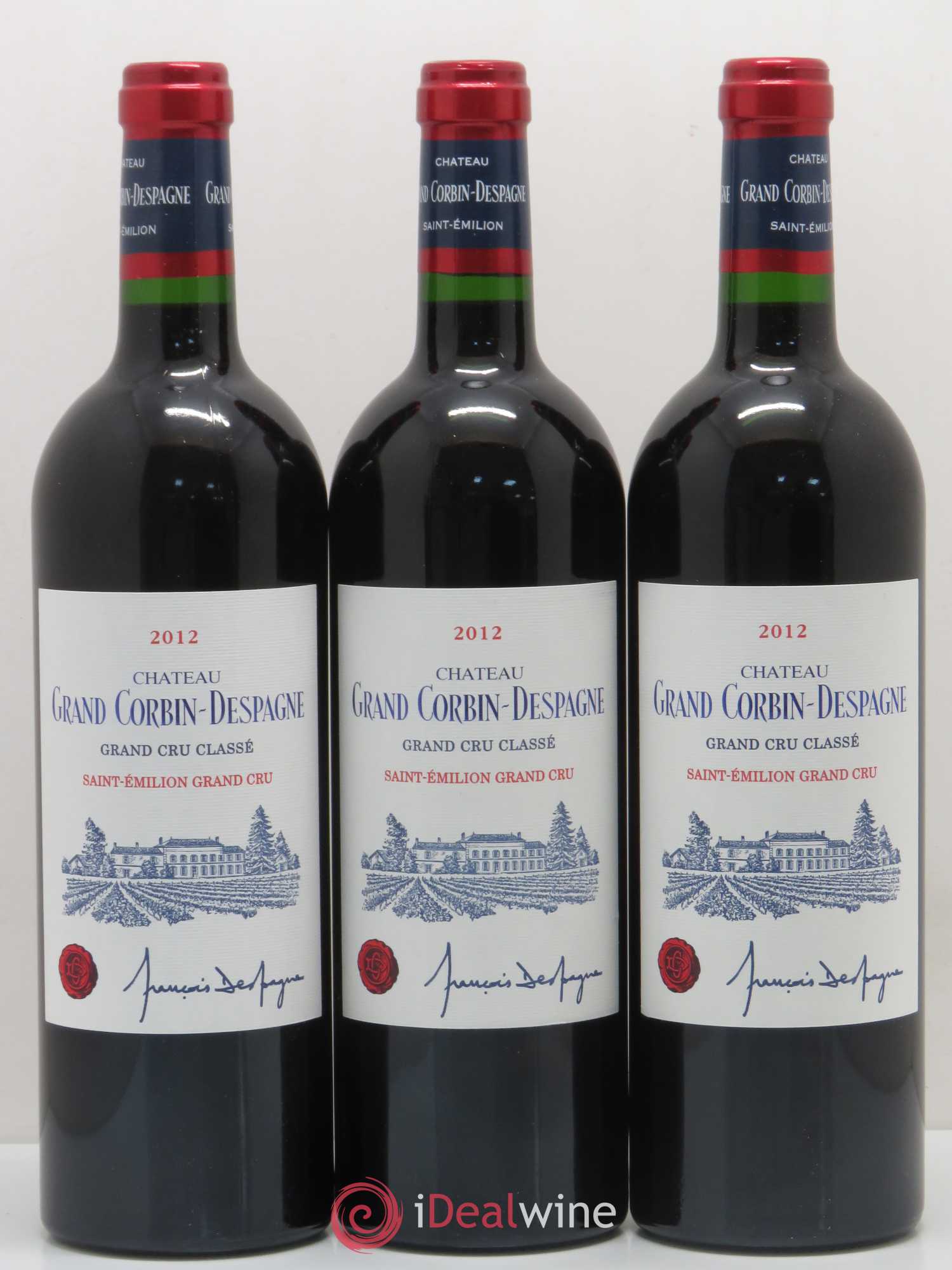 Château Grand Corbin Despagne Grand Cru Classé 2012 - Lot de 12 bouteilles - 4