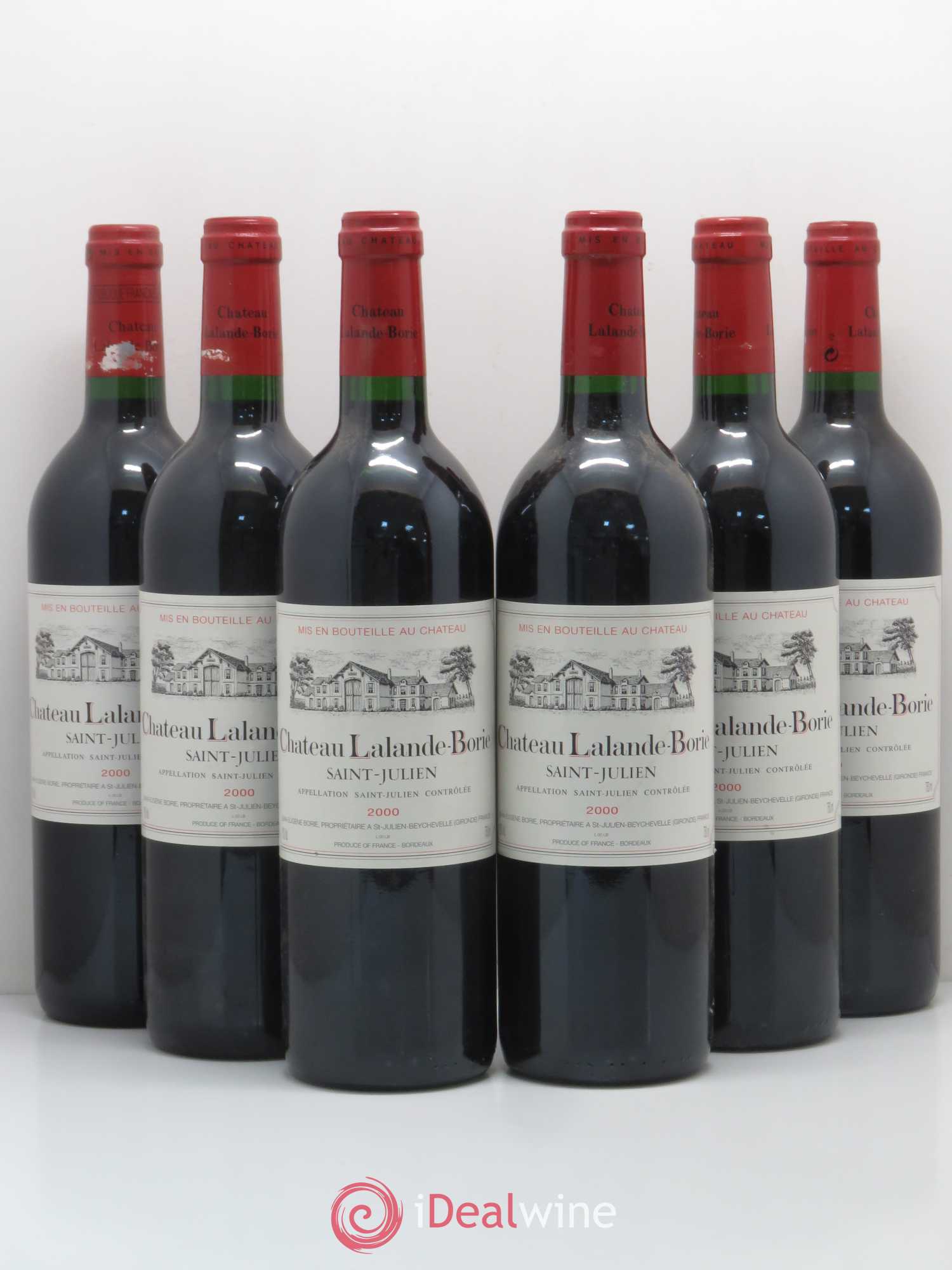 Château Lalande Borie 2000 - Lot de 6 bouteilles - 0