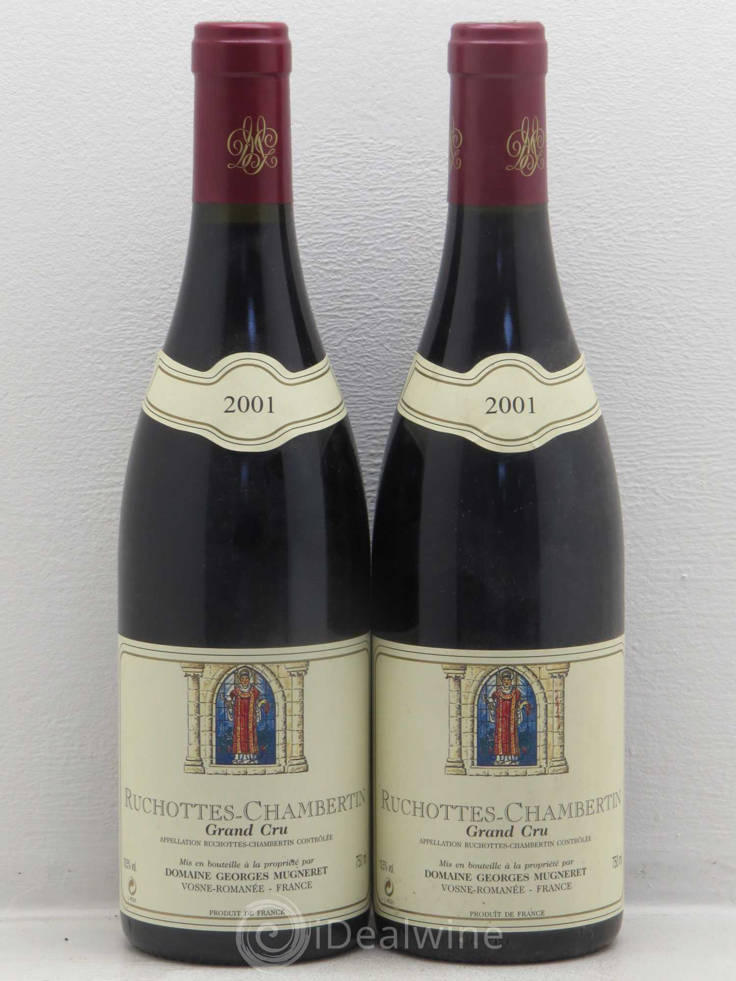 Ruchottes-Chambertin Grand Cru Georges Mugneret (Domaine) 2001 - Lot de 2 bouteilles - 0