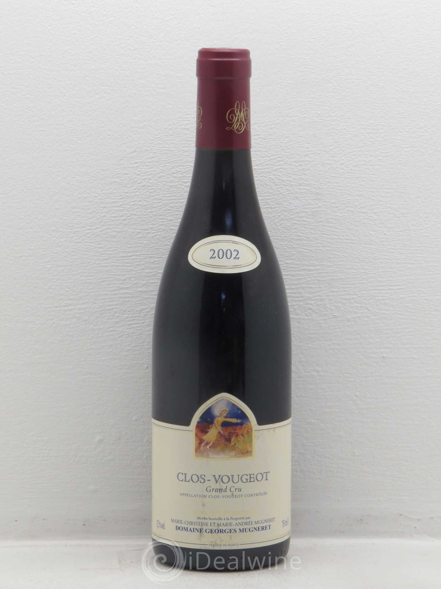 Clos de Vougeot Grand Cru Georges Mugneret-Gibourg (Domaine) 2002 - Lot de 1 bouteille - 0