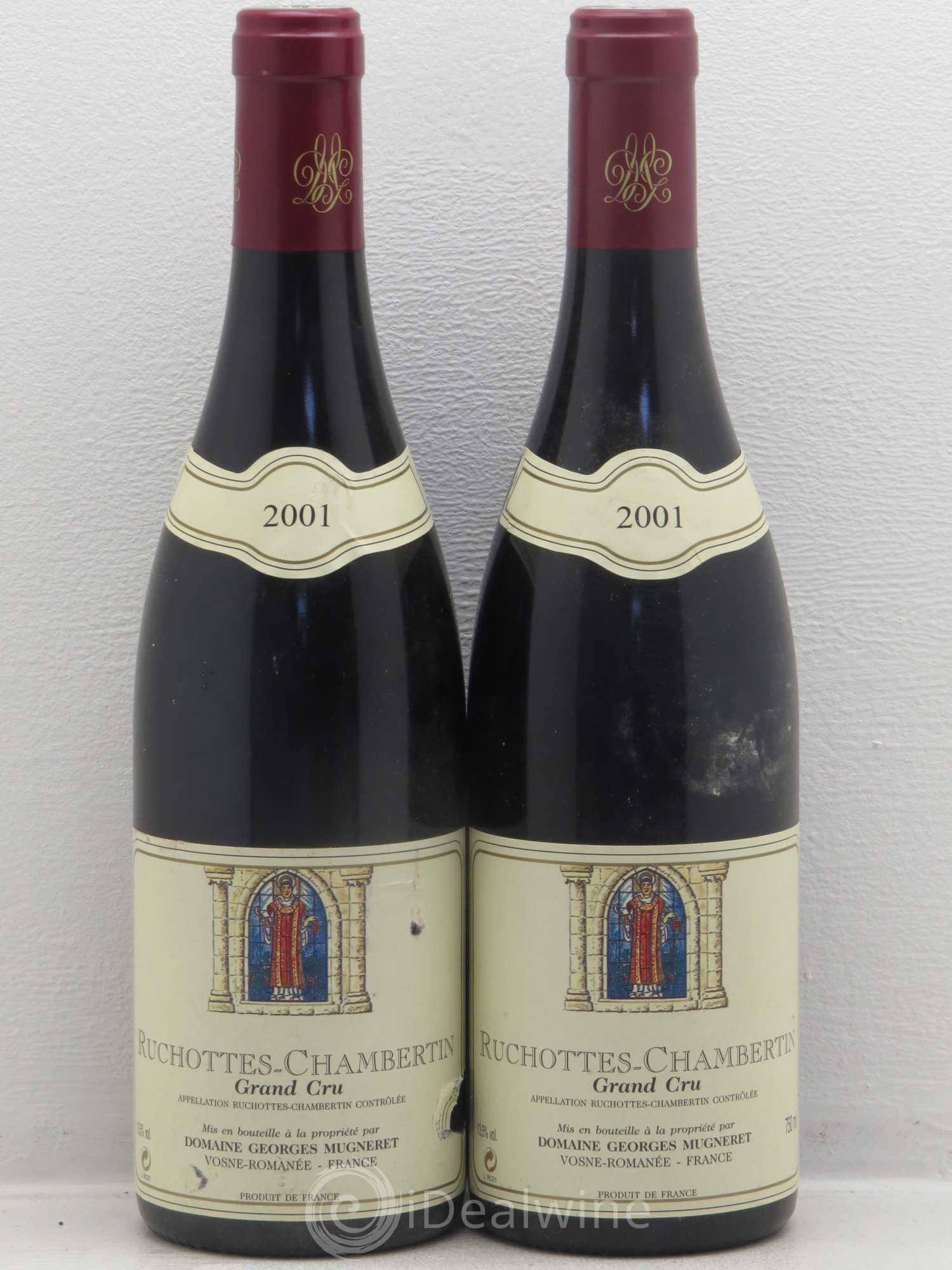 Ruchottes-Chambertin Grand Cru Georges Mugneret (Domaine) 2001 - Lot de 2 bouteilles - 0