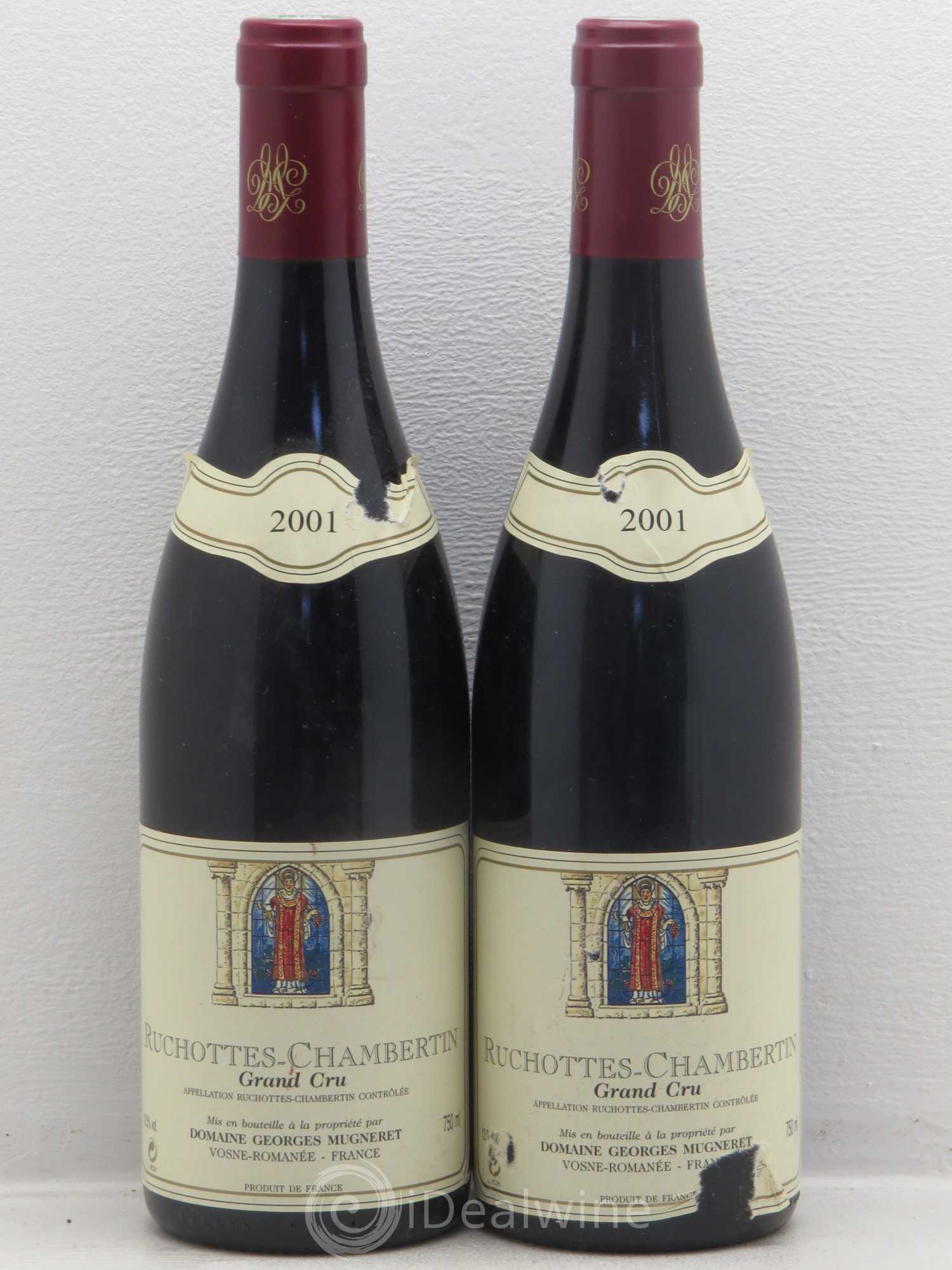 Ruchottes-Chambertin Grand Cru Georges Mugneret (Domaine) 2001 - Lot de 2 bouteilles - 0