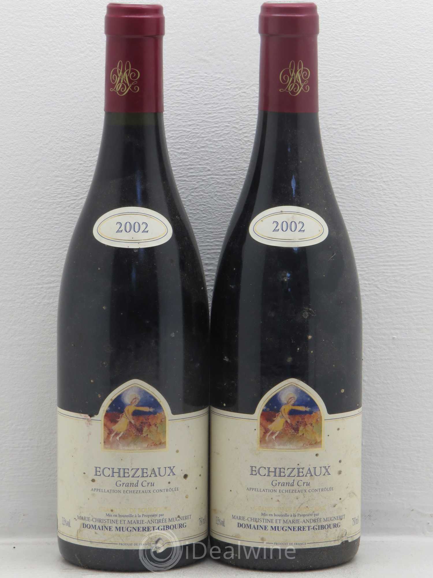 Echezeaux Grand Cru Mugneret-Gibourg (Domaine) 2002 - Lot de 2 bouteilles - 0