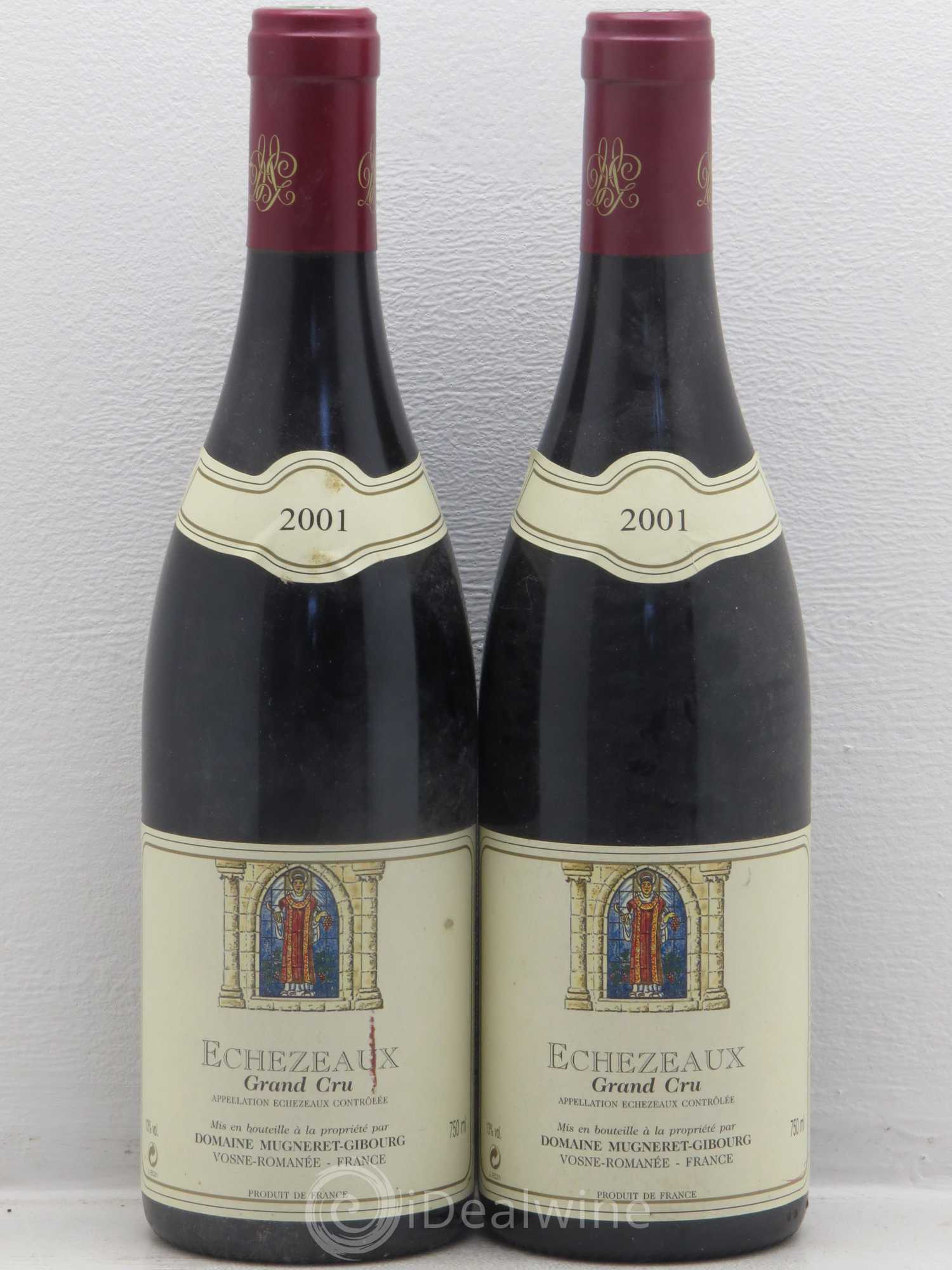 Echezeaux Grand Cru Mugneret-Gibourg (Domaine) 2001 - Lot de 2 bouteilles - 0