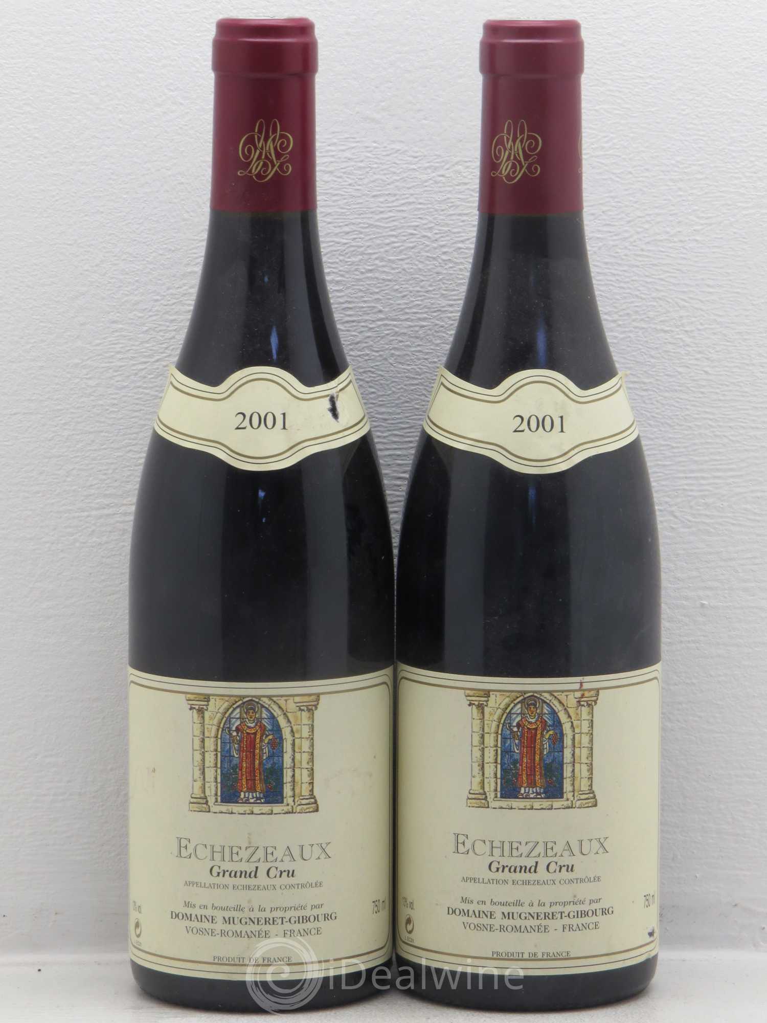 Echezeaux Grand Cru Mugneret-Gibourg (Domaine) 2001 - Lot de 2 bouteilles - 0