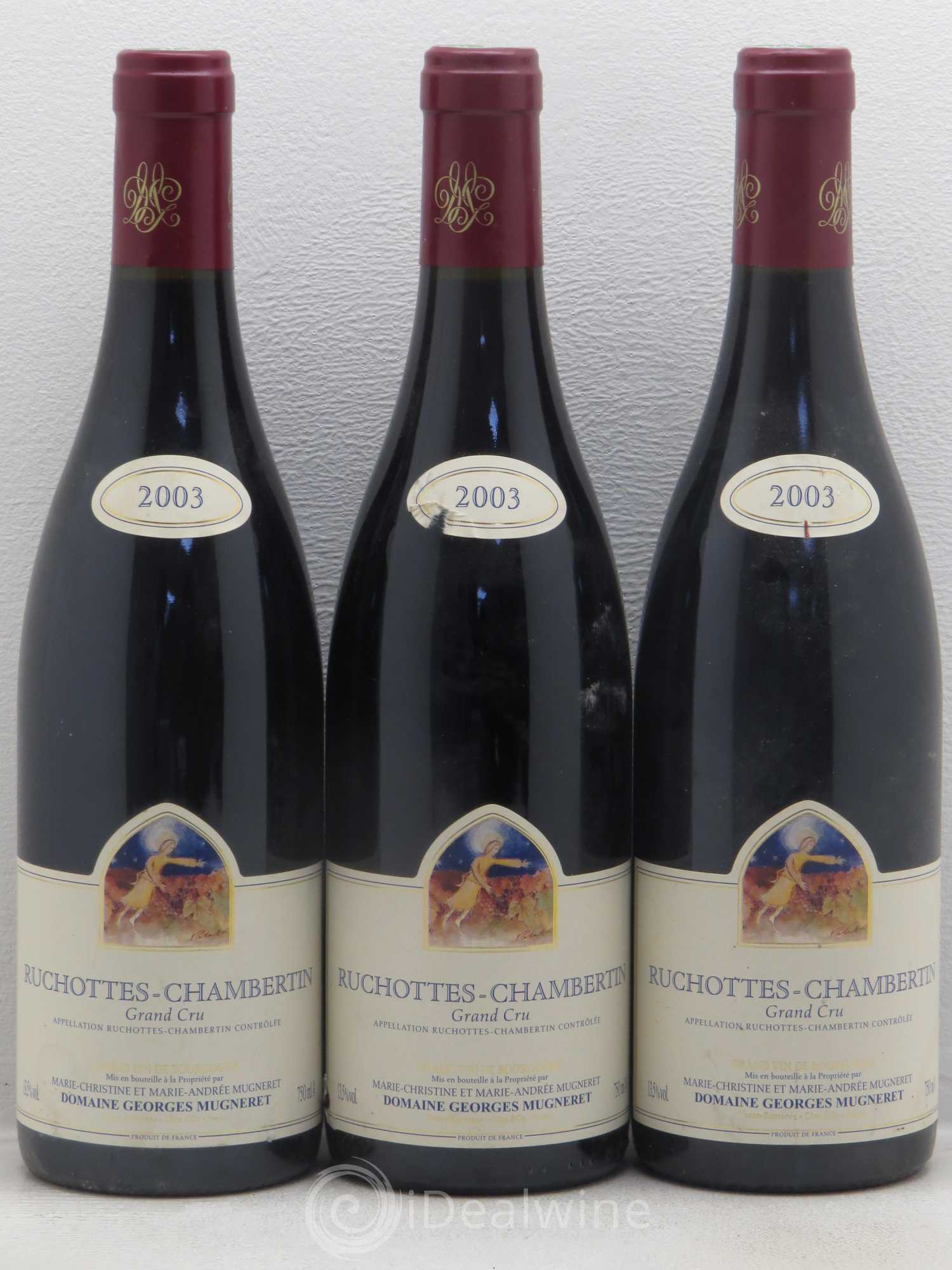 Ruchottes-Chambertin Grand Cru Georges Mugneret (Domaine) 2003 - Lot de 3 bouteilles - 0