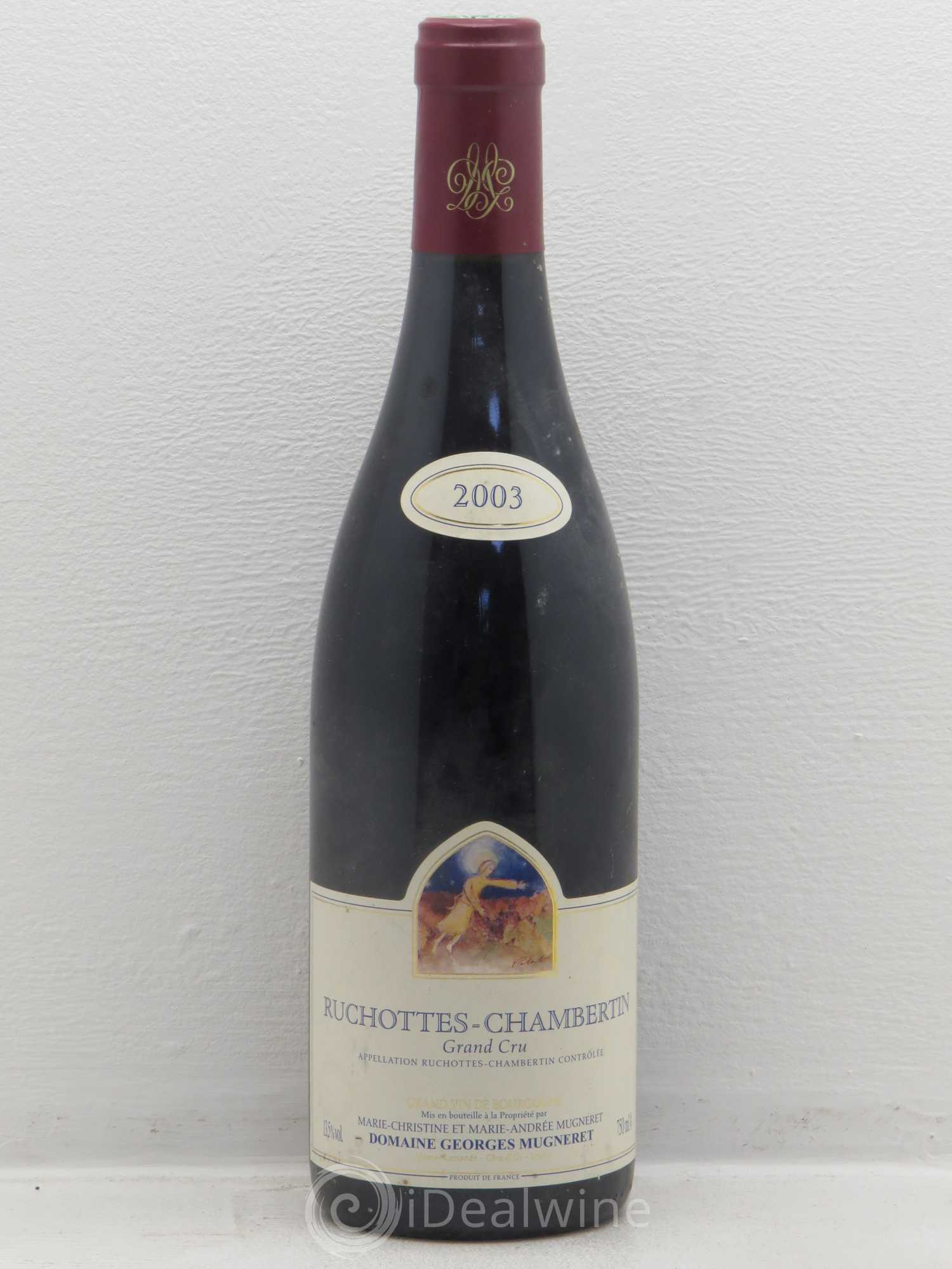 Ruchottes-Chambertin Grand Cru Georges Mugneret (Domaine) 2003 - Lot de 1 bouteille - 0