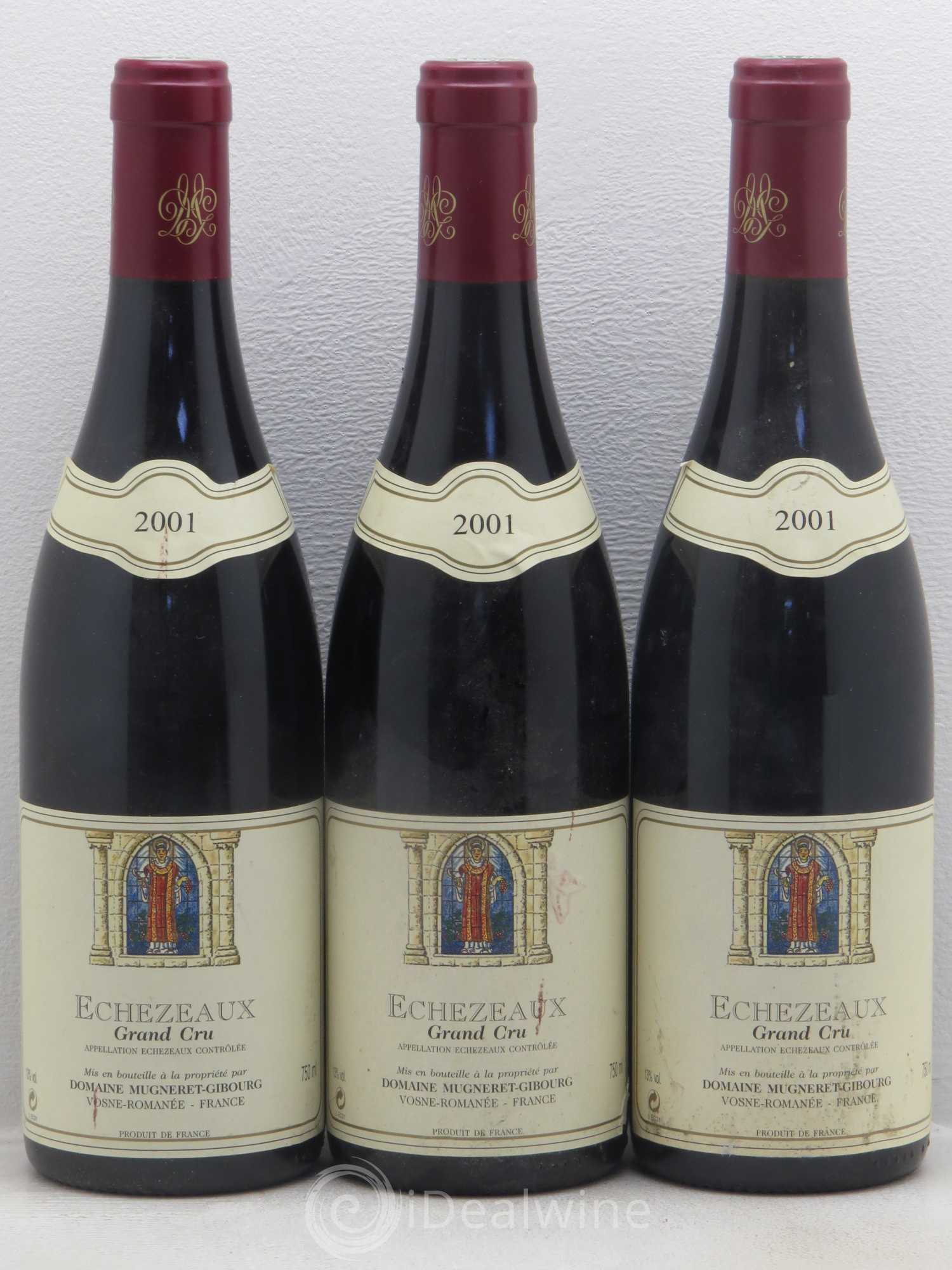 Echezeaux Grand Cru Mugneret-Gibourg (Domaine) 2001 - Lot de 3 bouteilles - 0