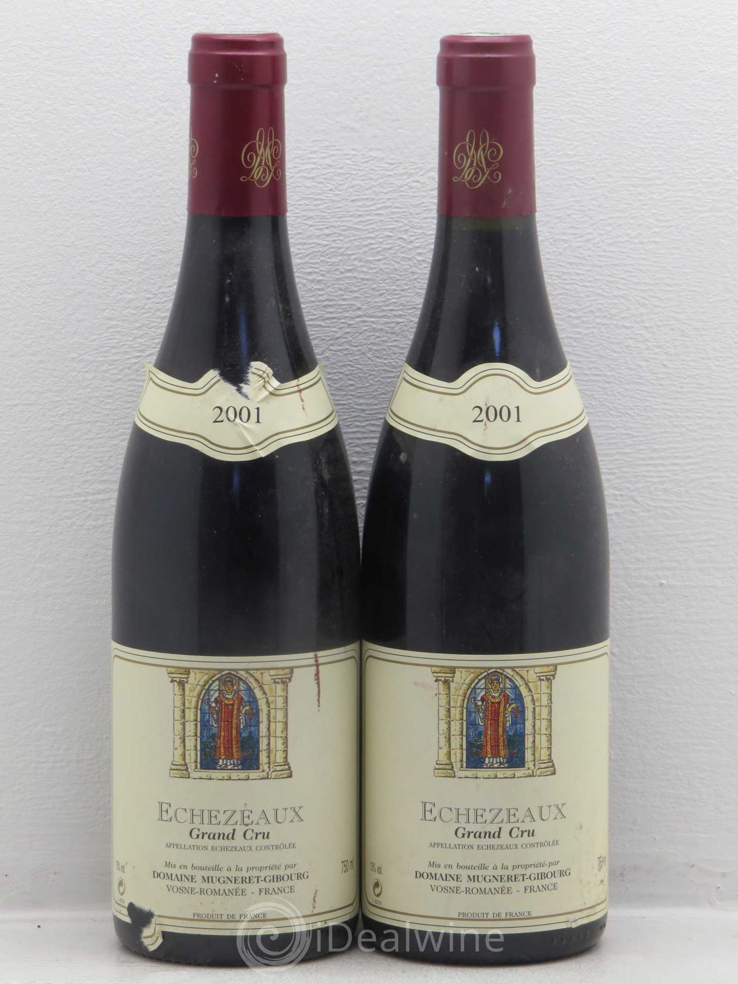Echezeaux Grand Cru Mugneret-Gibourg (Domaine) 2001 - Lot de 2 bouteilles - 0
