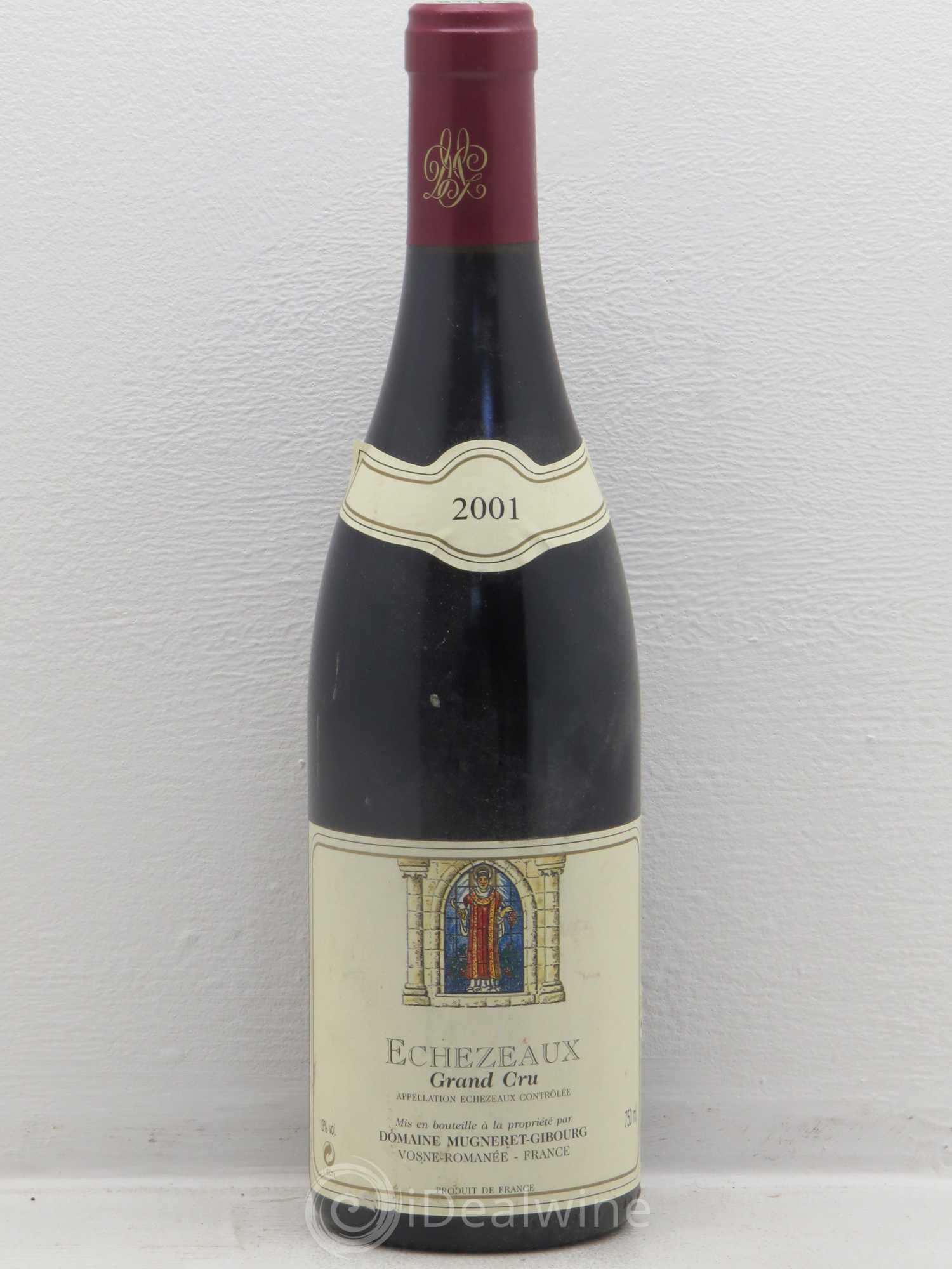 Echezeaux Grand Cru Mugneret-Gibourg (Domaine) 2001 - Lot de 1 bouteille - 0