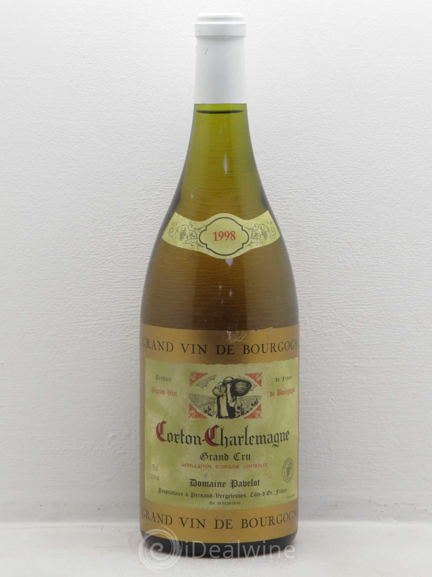 Corton-Charlemagne Grand Cru Pavelot (Domaine) 1998 - Lot de 1 magnum - 0