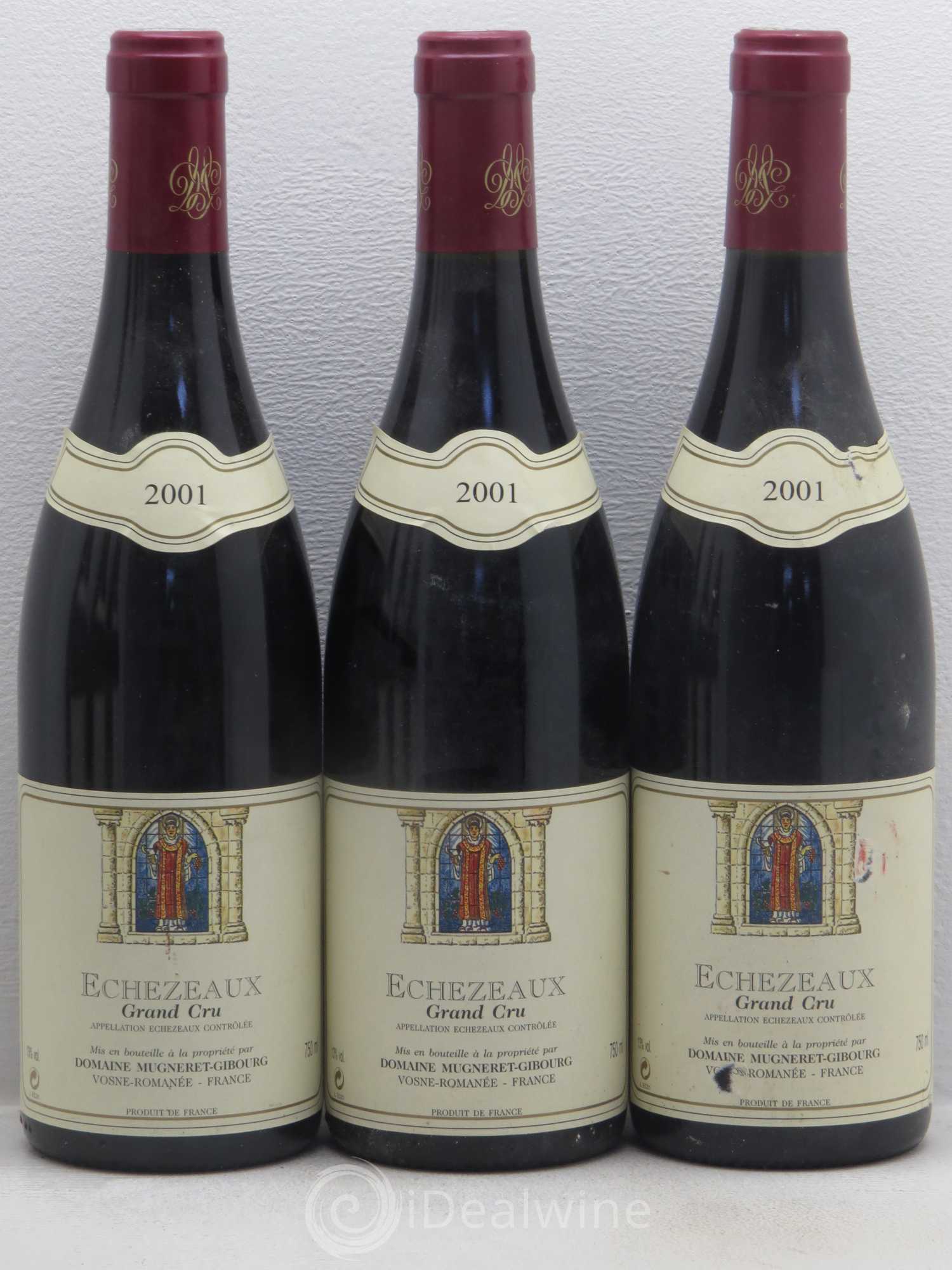 Echezeaux Grand Cru Mugneret-Gibourg (Domaine) 2001 - Lot de 6 bouteilles - 1