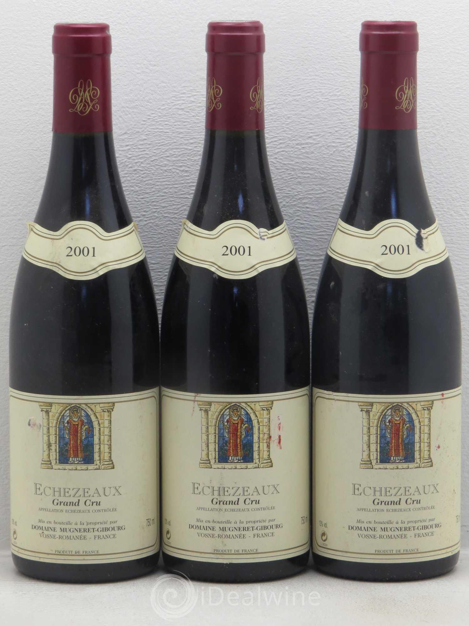 Echezeaux Grand Cru Mugneret-Gibourg (Domaine) 2001 - Lot de 3 bouteilles - 0