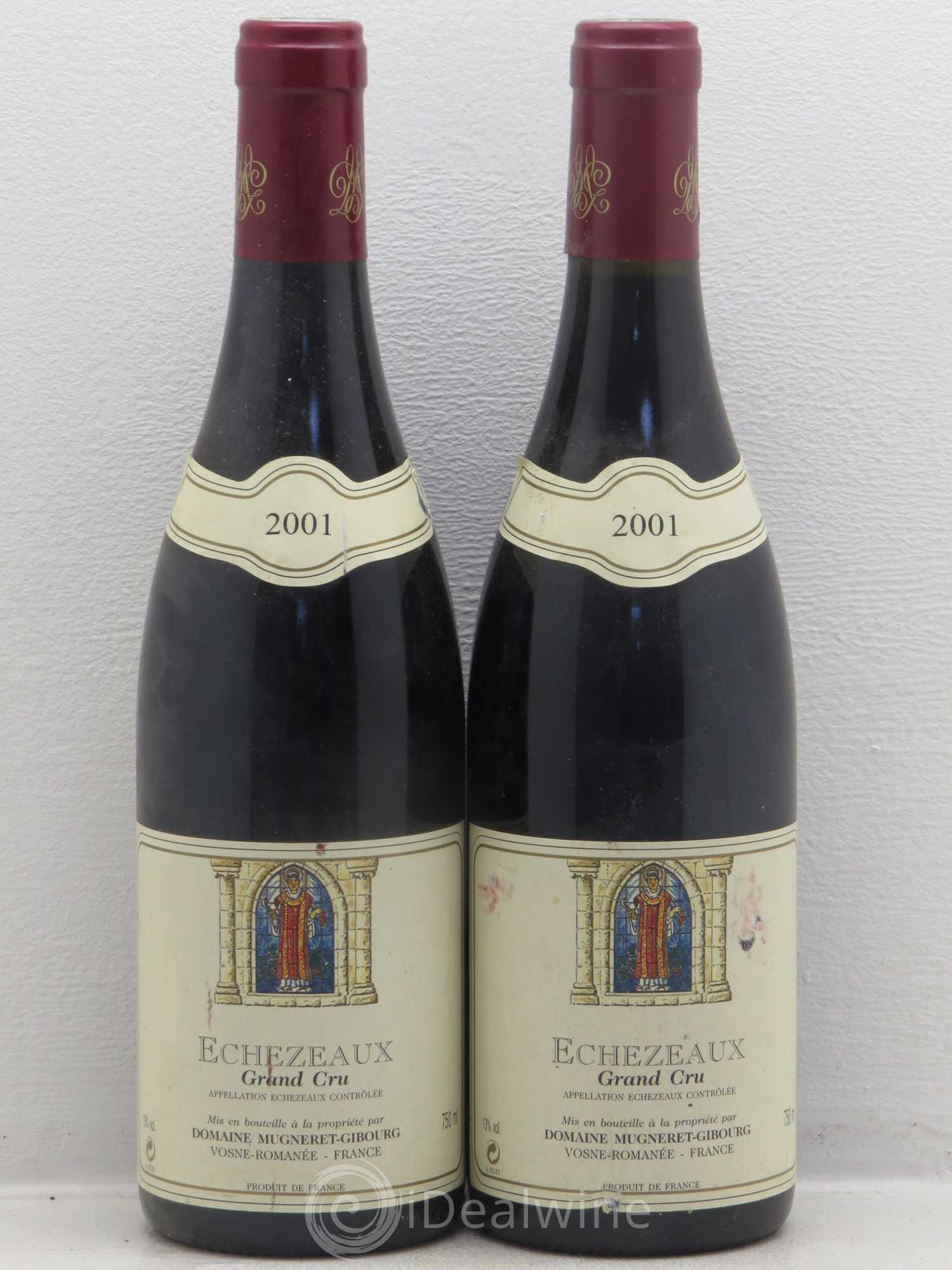 Echezeaux Grand Cru Mugneret-Gibourg (Domaine) 2001 - Lot de 2 bouteilles - 0