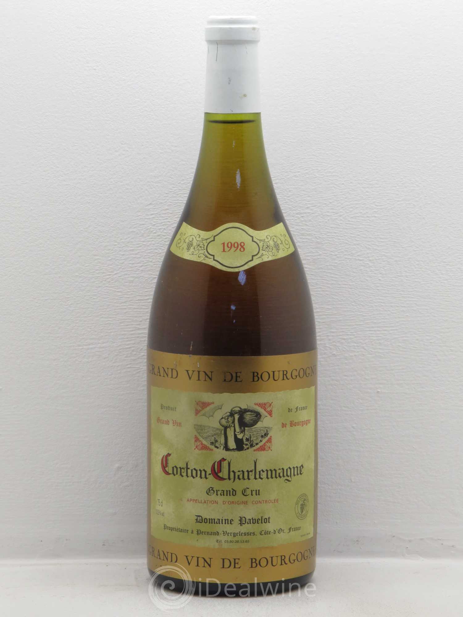 Corton-Charlemagne Grand Cru Pavelot (Domaine) 1998 - Lot de 1 magnum - 0