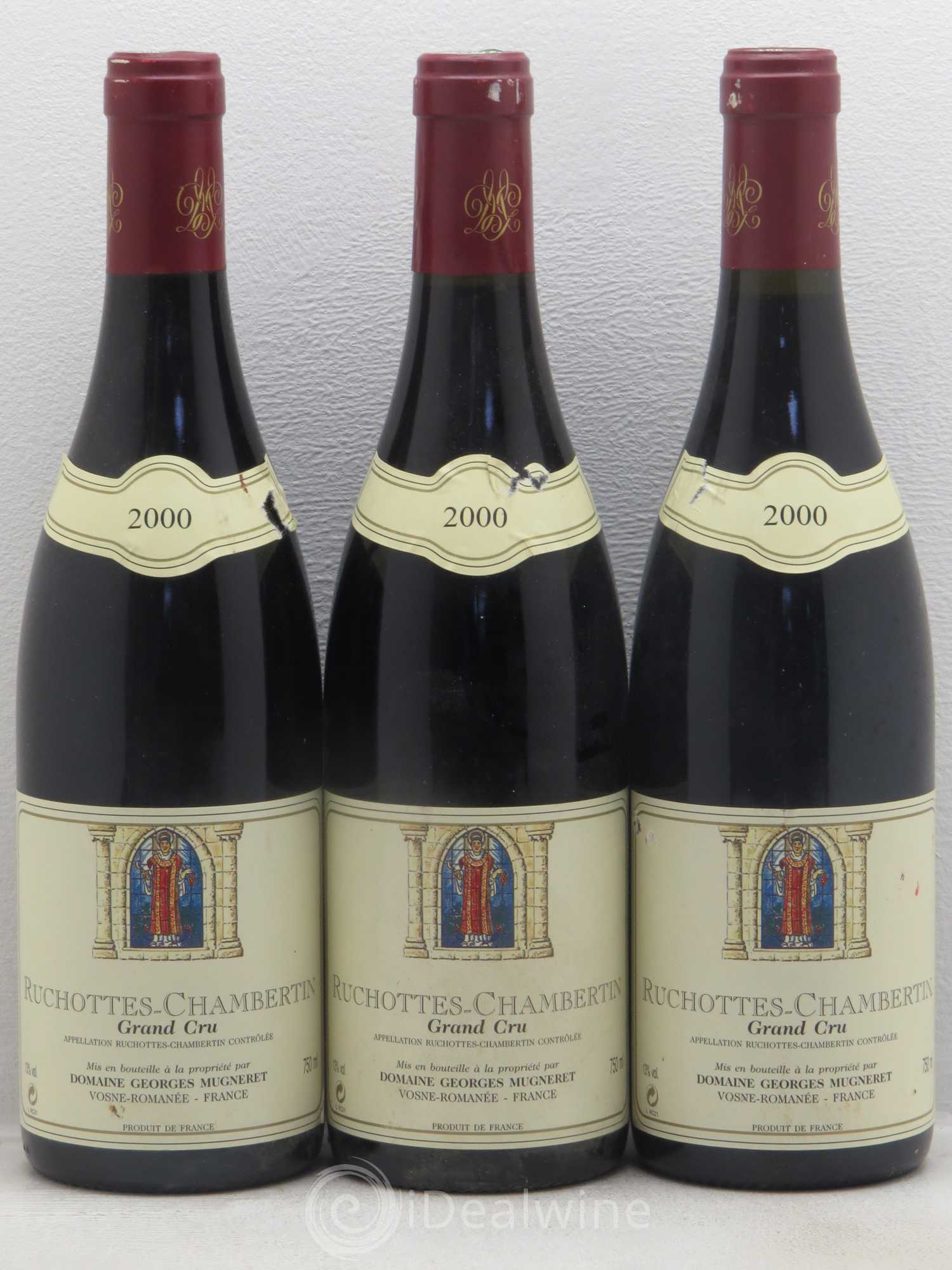 Ruchottes-Chambertin Grand Cru Georges Mugneret (Domaine) 2000 - Lot de 3 bouteilles - 0