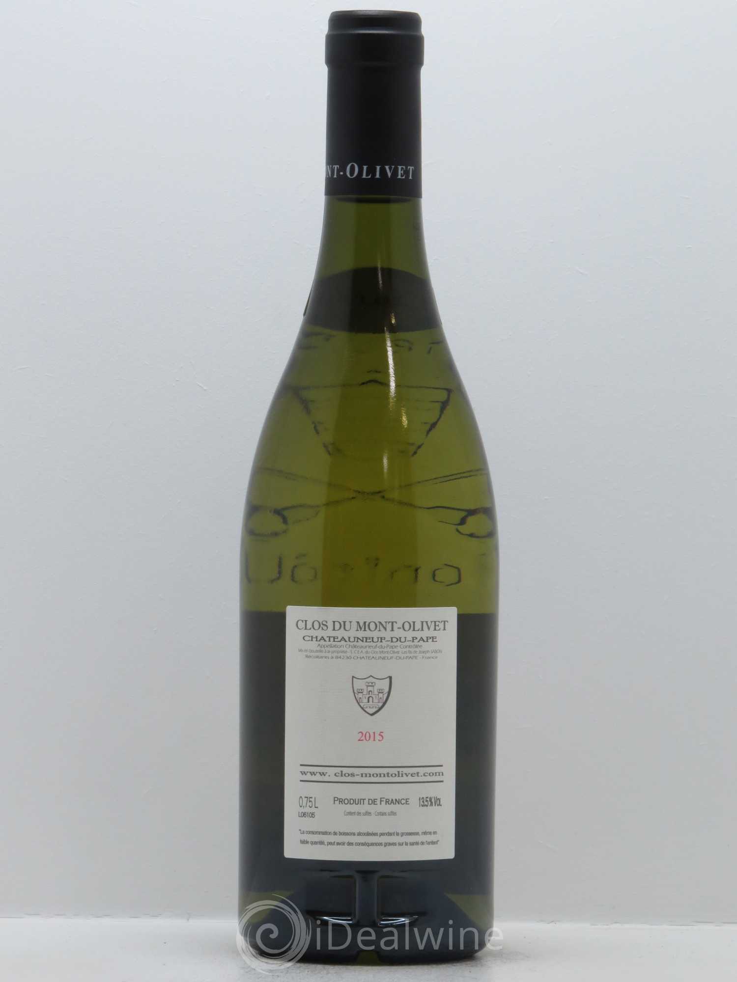 Châteauneuf-du-Pape Clos du Mont-Olivet 2015 - Lot de 1 bouteille - 1