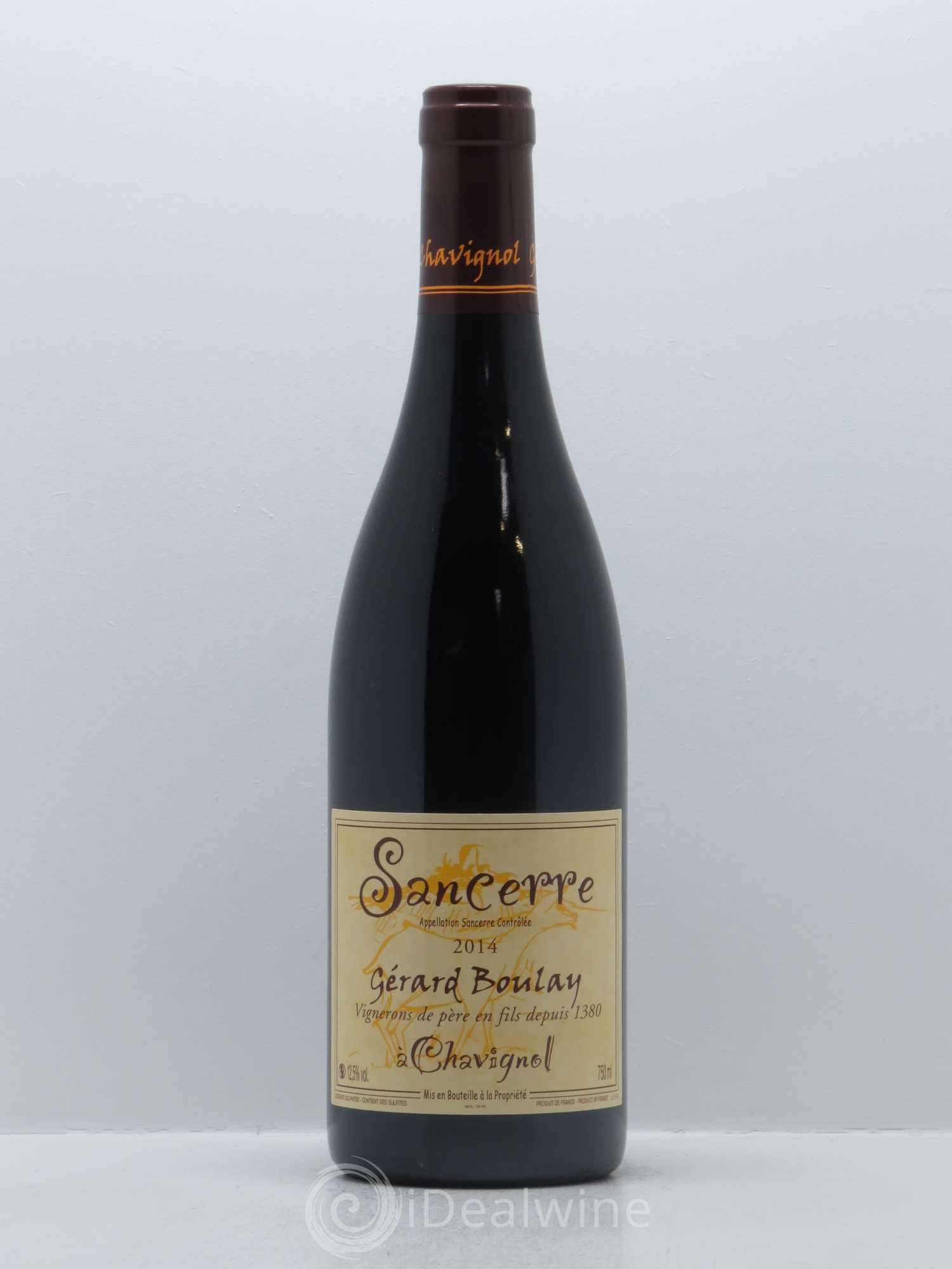 Sancerre Gérard Boulay 2014 - Lot de 1 bouteille - 0