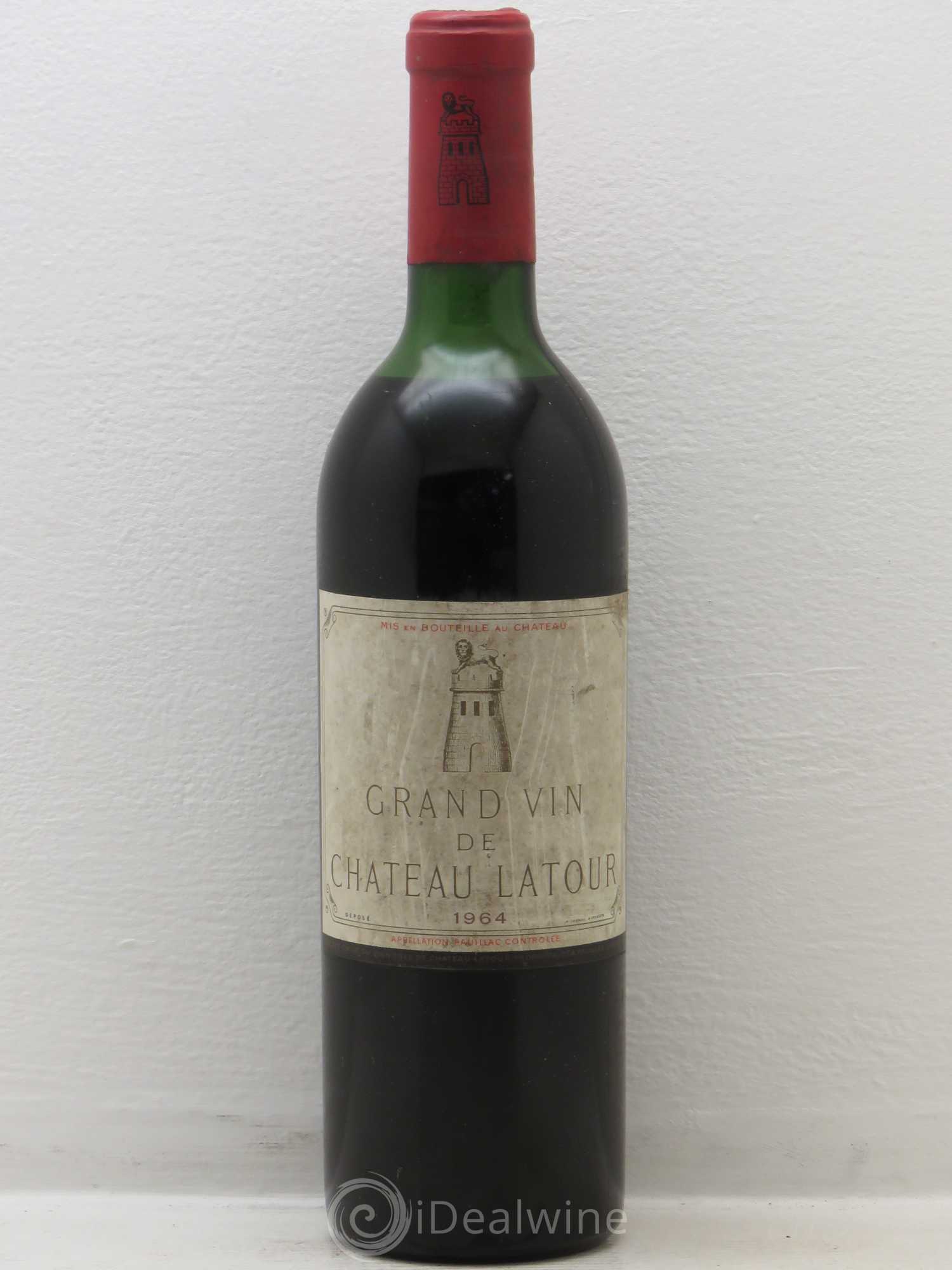 Château Latour 1er Grand Cru Classé 1964 - Lot de 1 bouteille - 0