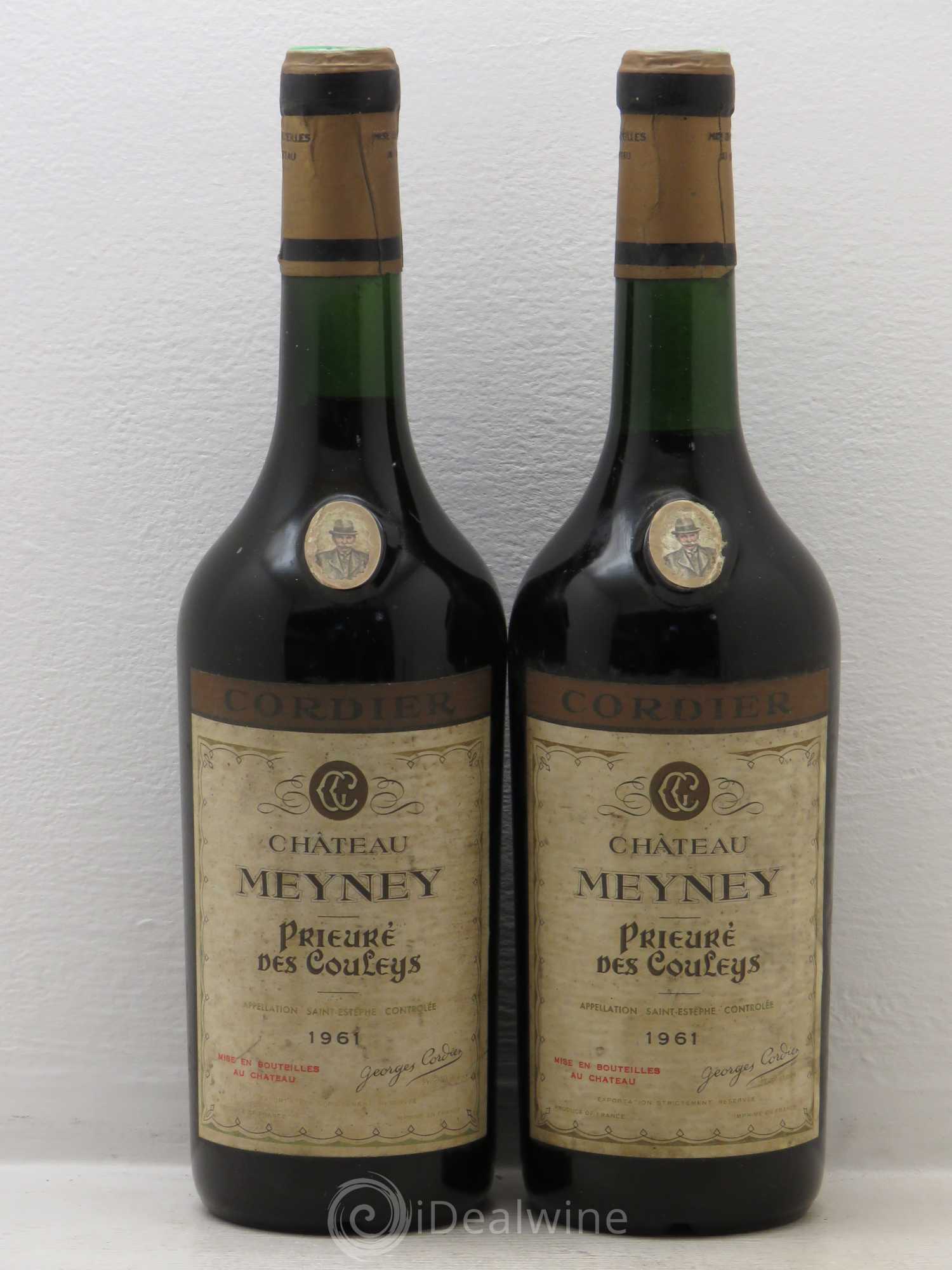 Château Meyney 1961 - Lot de 2 bouteilles - 0