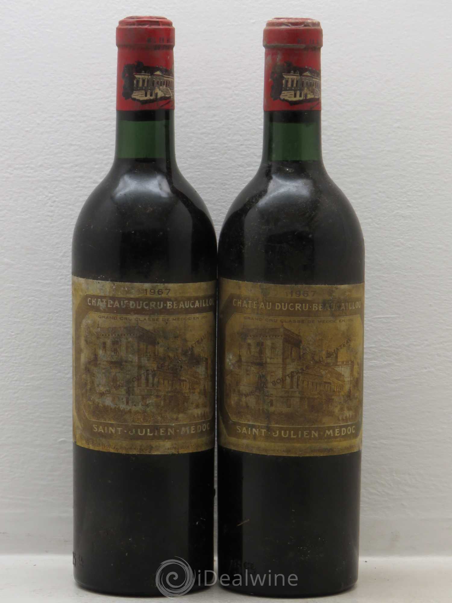 Château Ducru Beaucaillou 2ème Grand Cru Classé 1967 - Lot de 2 bouteilles - 0